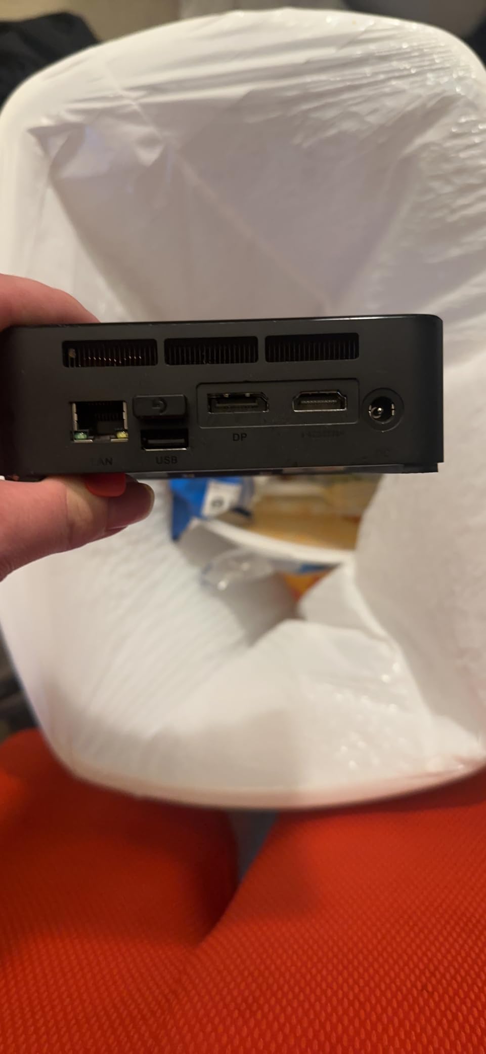Beelink SER3 mini PC, AMD Ryzen 3200U (Up to 3.5GHz), 16GB DDR4 500GB PCle SSD，mini Computer Support 4K Dual-Screen Display/1000M LAN/WiFi5/BT5, Home/Office Mini Desktop Computer customer photo 1