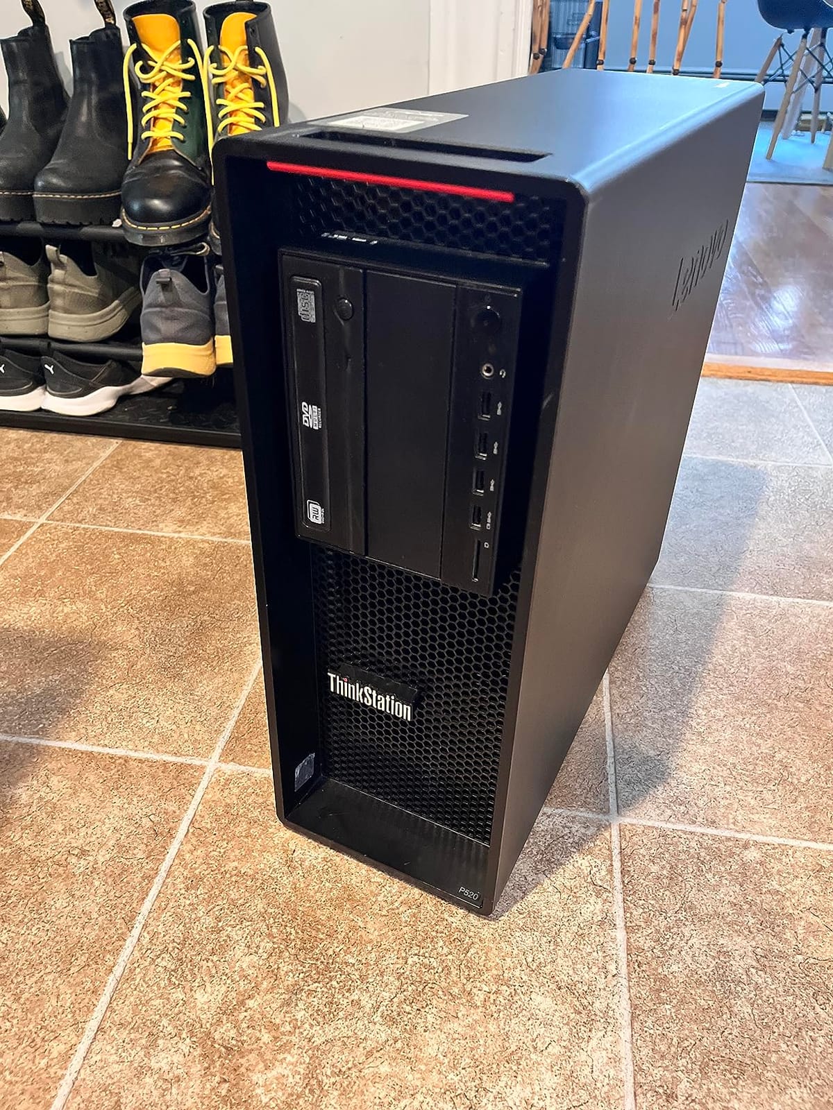 PCSP ThinkStation P520 Tower Workstation PC - Intel Xeon W-2123 4-Core 3.6GHz, 32GB DDR4, 512GB NVMe SSD, Quadro M2000 4GB, Windows 11 Pro (Renewed) customer photo 1