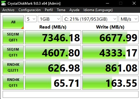 Acer Predator GM7 1TB SSD: M.2 2280 PCIe Gen 4 x4 NVMe 2.0, Read Speed Up to 7400 MB/s, Internal PC Solid State Drive for Laptop, Desktop and PS5 - BL.9BWWR.118 customer photo 2