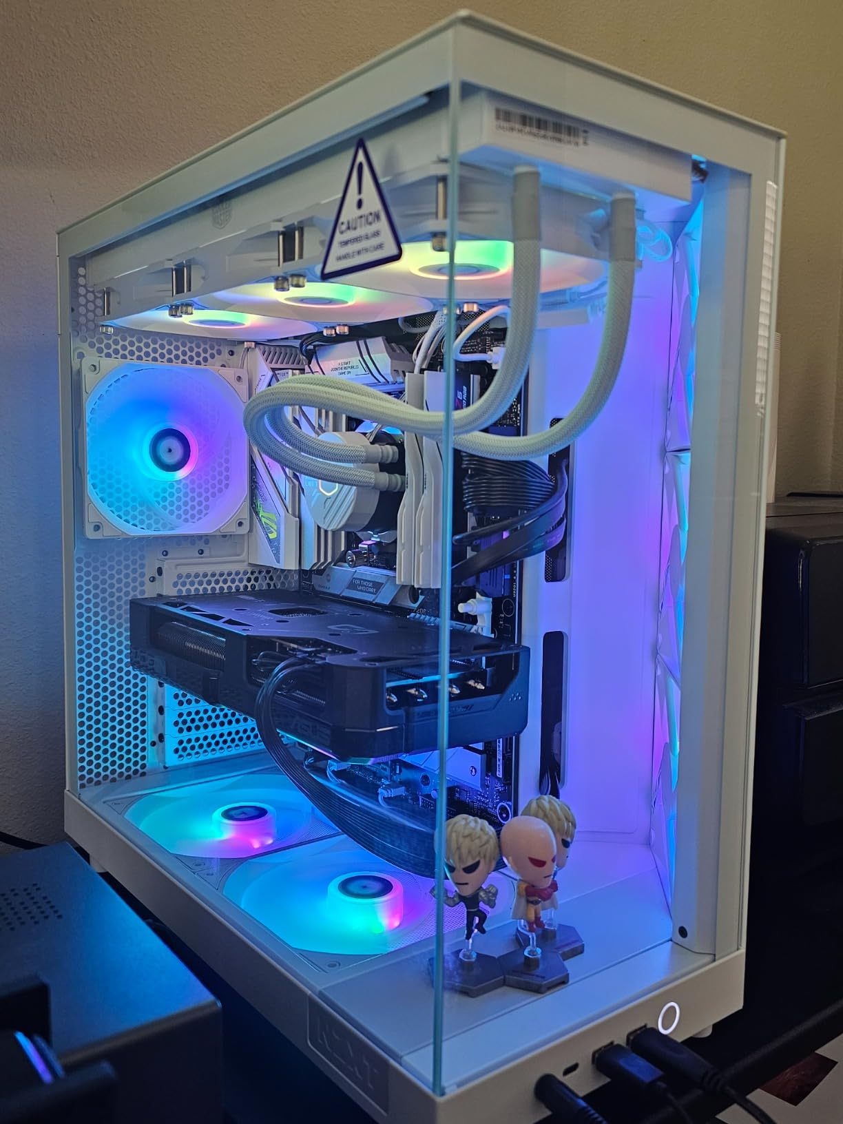 Cooler Master 360L Core AIO CPU Liquid Cooler - 360mm Radiator, 3X ARGB PWM Fans, Patented Gen S Dual-Chamber Pump, Quiet Cooling & Easy Installation, AMD AM5/AM4 & Intel LGA 1851/1700, White customer photo 1