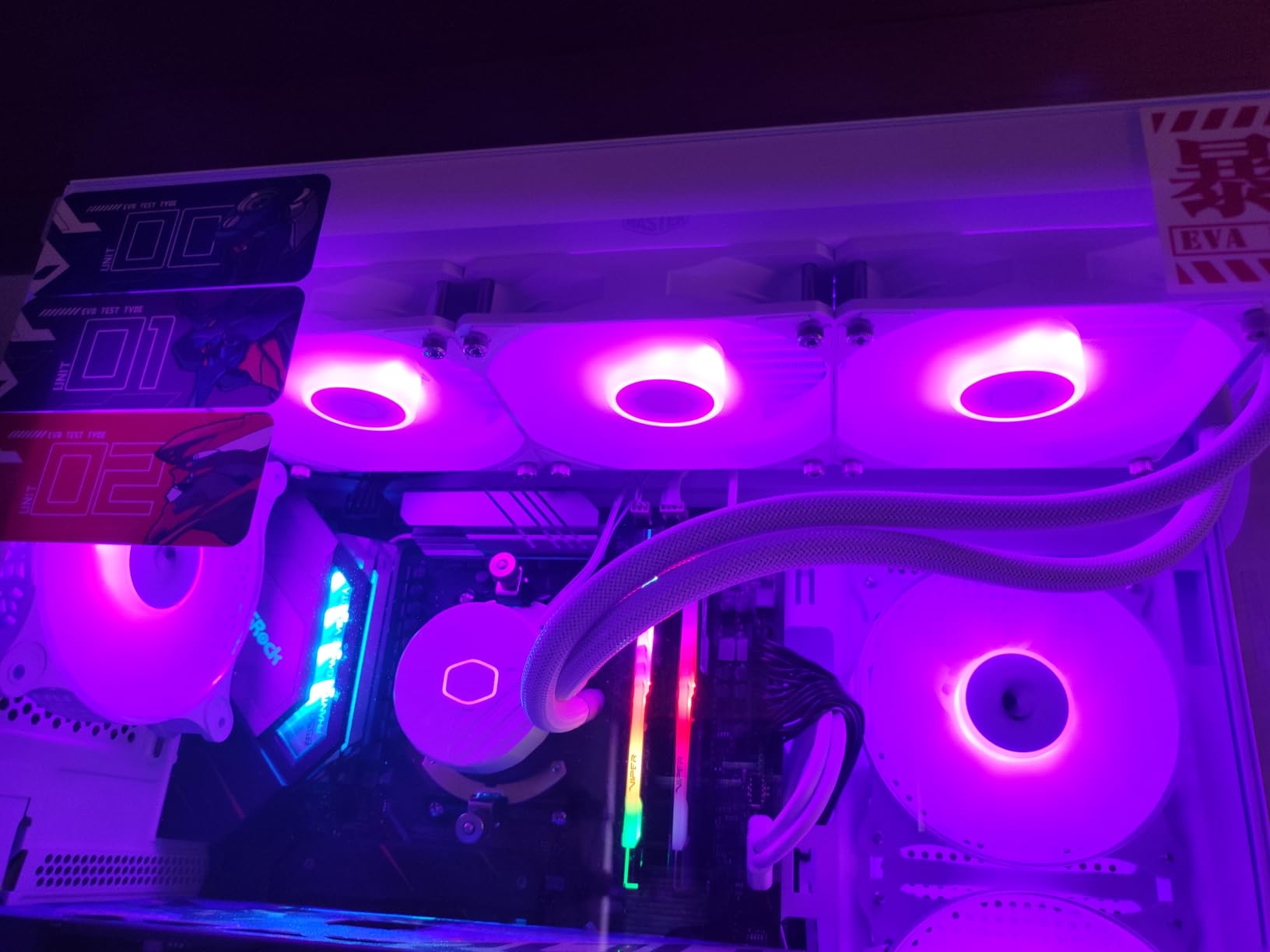 Cooler Master 360L Core AIO CPU Liquid Cooler - 360mm Radiator, 3X ARGB PWM Fans, Patented Gen S Dual-Chamber Pump, Quiet Cooling & Easy Installation, AMD AM5/AM4 & Intel LGA 1851/1700, White customer photo 2