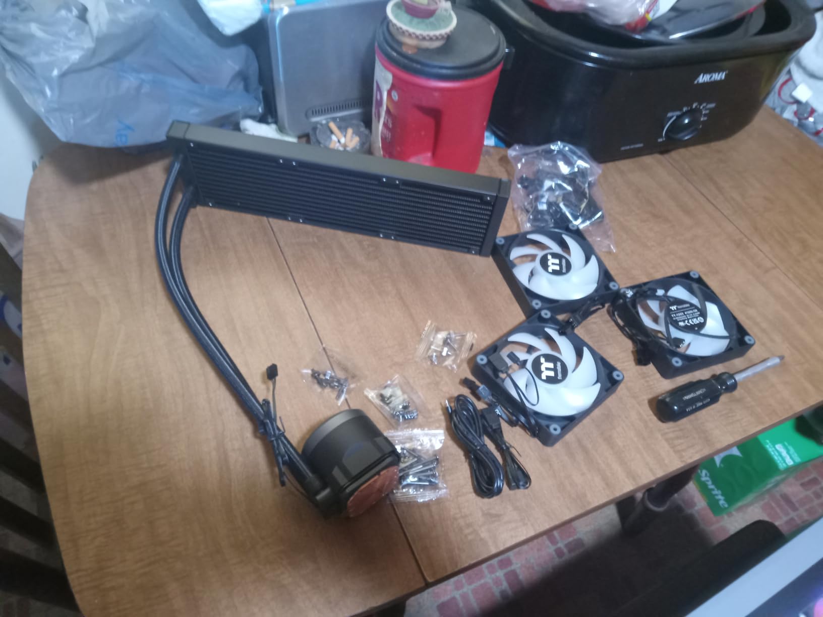 Thermaltake TH420 V2 Ultra ARGB Sync/AIO Liquid Cooler/ARGB Fan 140 * 3/PWM 500~1800rpm/Water Block 2.1