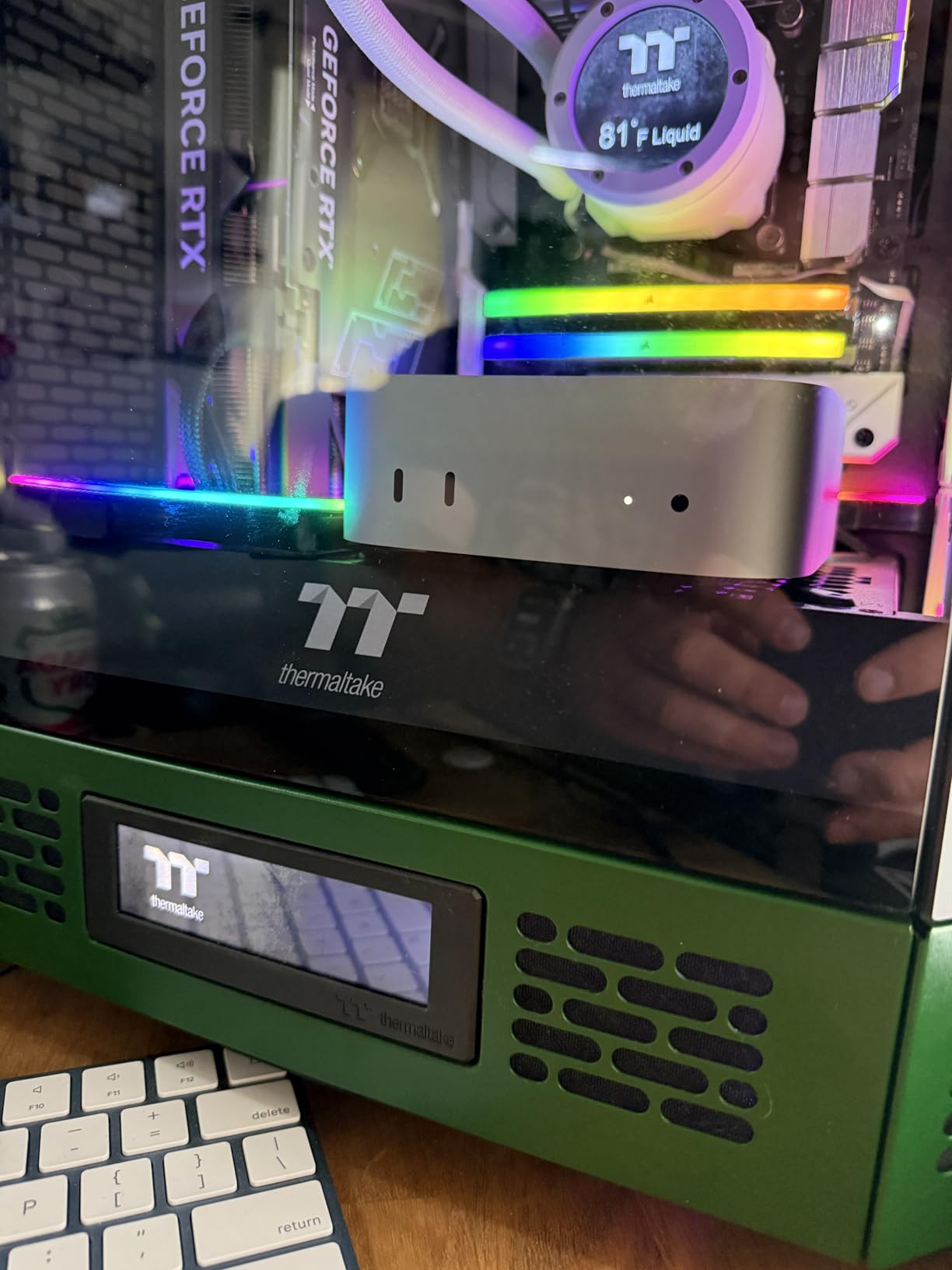 Thermaltake TH280 V2 Ultra ARGB Sync AIO Liquid Cooler, ARGB Fan 140 * 2, PWM 500~1800rpm, Water Block 2.1
