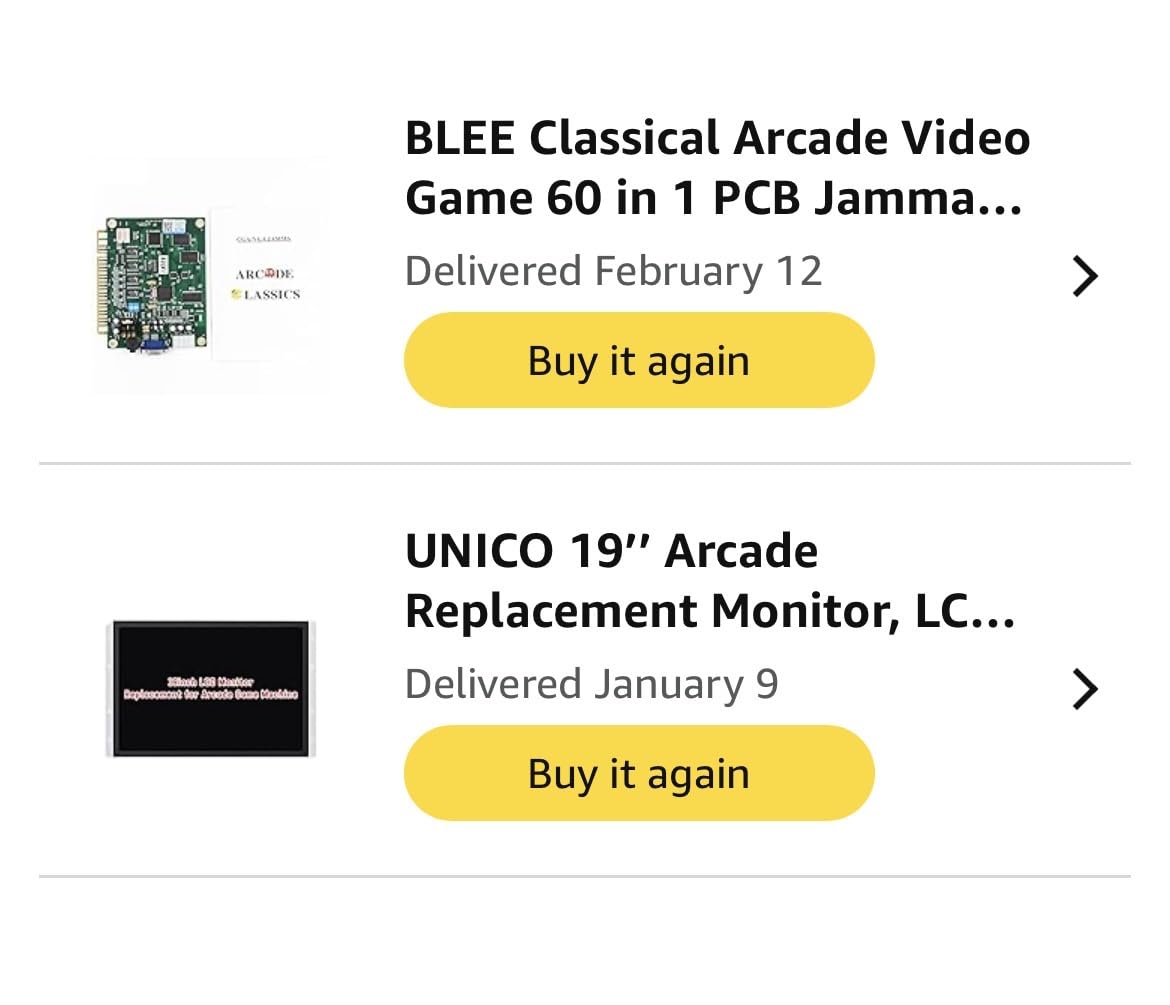 UNICO 19'' Arcade Replacement Monitor, LCD Gaming Screen for HDMI/VGA/CG/EGA Retro Game Arcade (19inch) customer photo 1