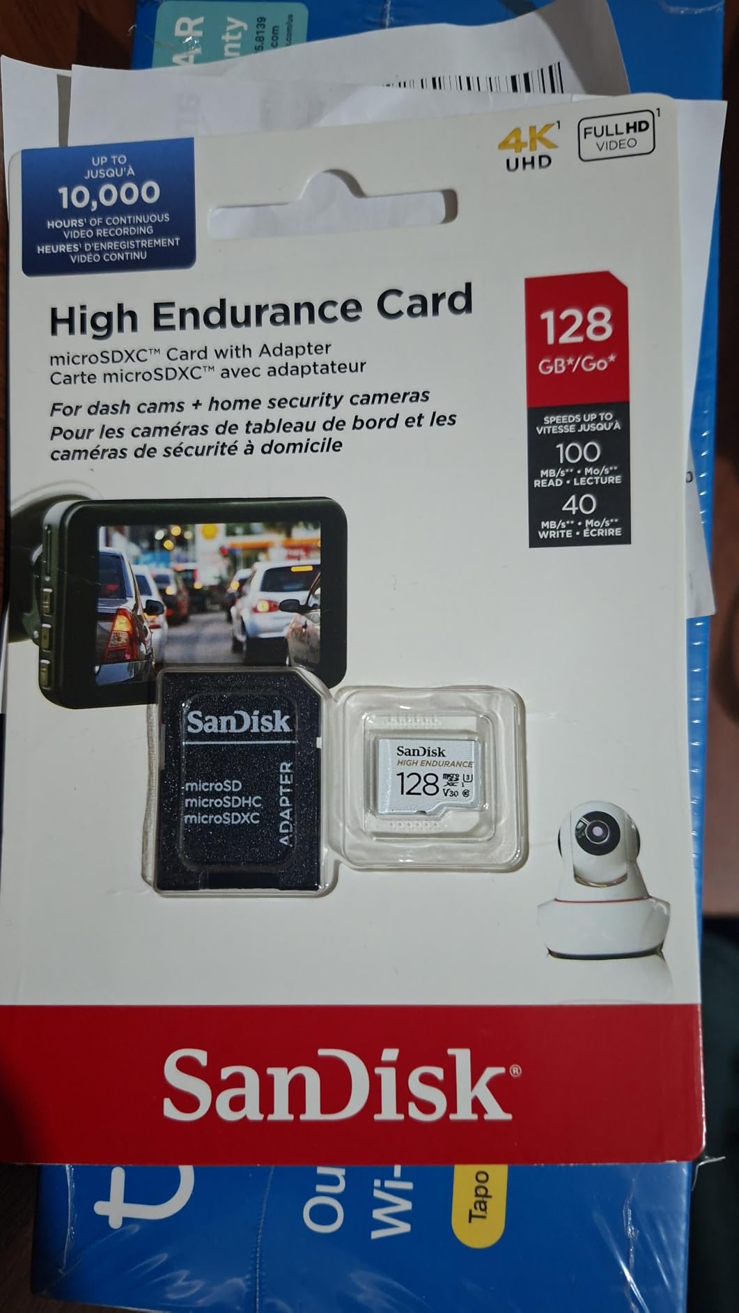 SANDISK 512GB High Endurance Video microSDXC Card with Adapter for Dash Cam and Home Monitoring Systems - C10, U3, V30, 4K UHD, Micro SD Card - SDSQQNR-512G-GN6IA customer photo 1