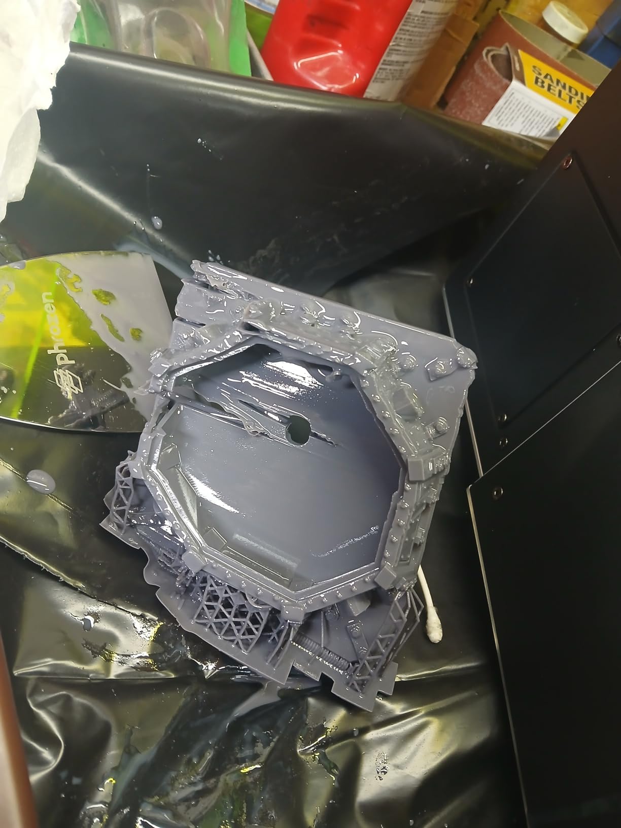 Phrozen Sonic Mega 8K S LCD/MSLA Resin 3D Printer, 43 µm High Resolution, 15 inch Mono LCD Screen, Fast Production Accurate Details, Large Printing Size L12.99xW7.28xH11.81 Printing Volume customer photo 2