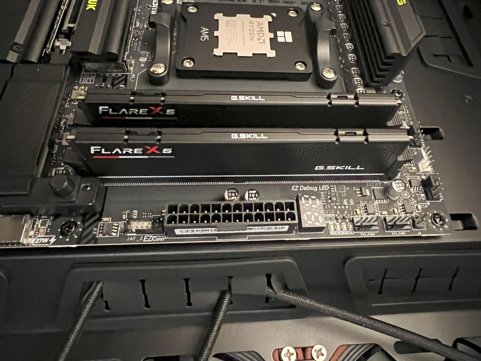 G.SKILL Flare X5 Series DDR5 RAM (AMD EXPO) 64GB (2x32GB) Up to 6000MT/s CL30-40-40-96 1.40V Desktop Computer Memory U-DIMM - Matte Black (F5-6000J3040G32GX2-FX5) customer photo 2