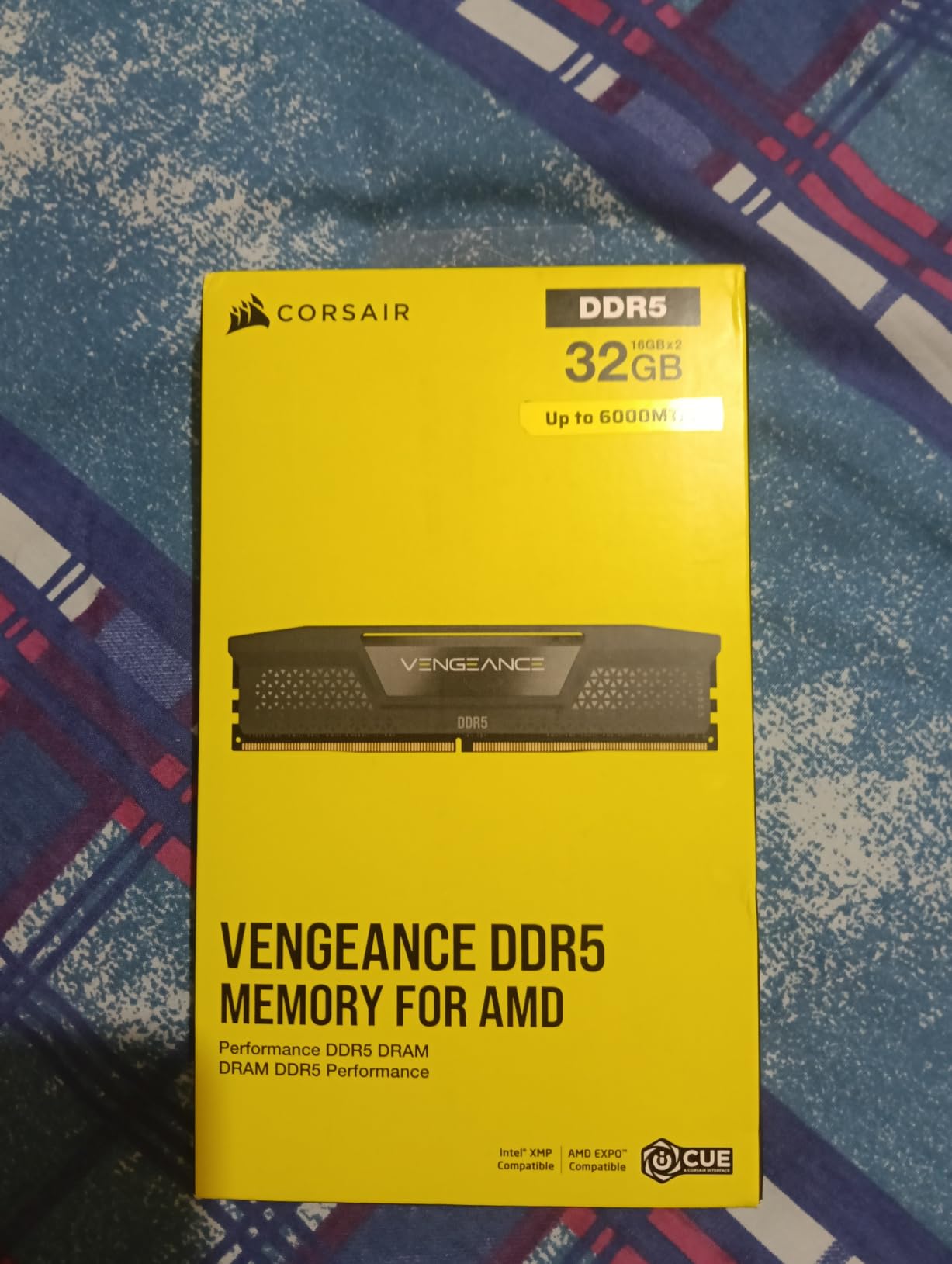 CORSAIR Vengeance DDR5 32GB (2 x 16GB) Up to 6000MHz AMD Intel RAM | Desktop Gaming Memory, AMD EXPO & Intel XMP 3.0 Compatible, CL36, Grey, CMK32GX5M2E6000Z36 customer photo 1