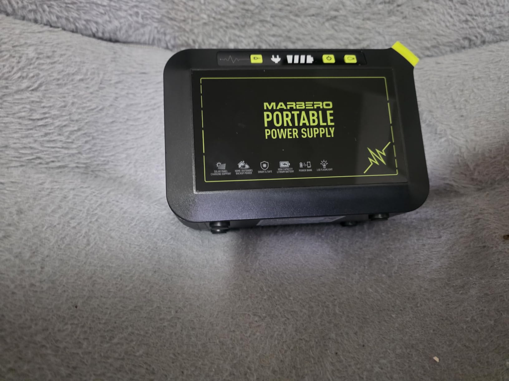 Portable Power Station 300W MARBERO 237Wh Camping Solar Generator Backup Lithium Battery with Pure Sine Wave 110V AC Outlet, USB C, USB A, DC for Outdoors Camping CPAP Home Blackout Emergency customer photo 1