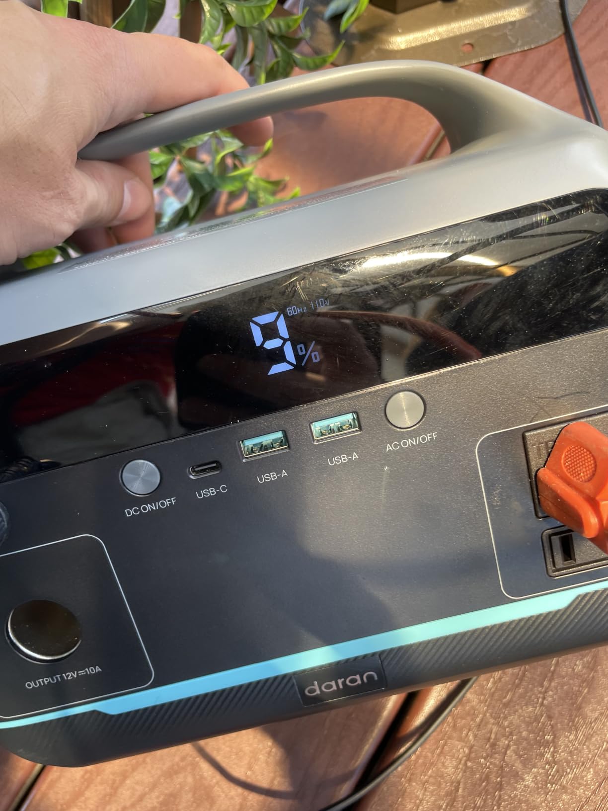 Daran Portable Power Station 89.6Wh LiFePO4 Battery 100W(200W Peak) Solar Power Bank, Portable Charger Small Generator with AC Outlets & PD Fast Charging for Home/Laptop/Camping(Solar Panel Optional) customer photo 2