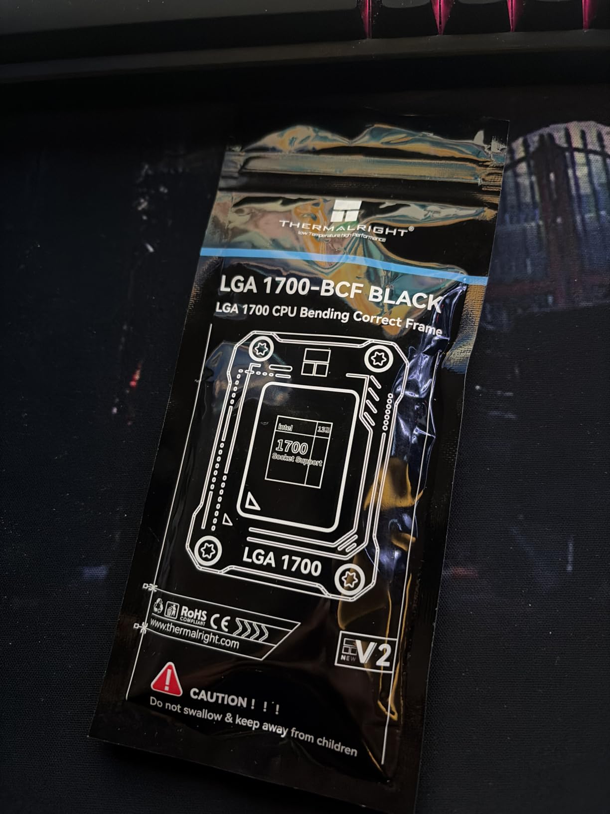 Thermalright LGA1700-BCF Black V2 CPU Anti-Bend Fixer, Intel 12/13/14 Gen Anti-Bend Fixing Fixture, LGA1700 Full Fit Fixer customer photo 2