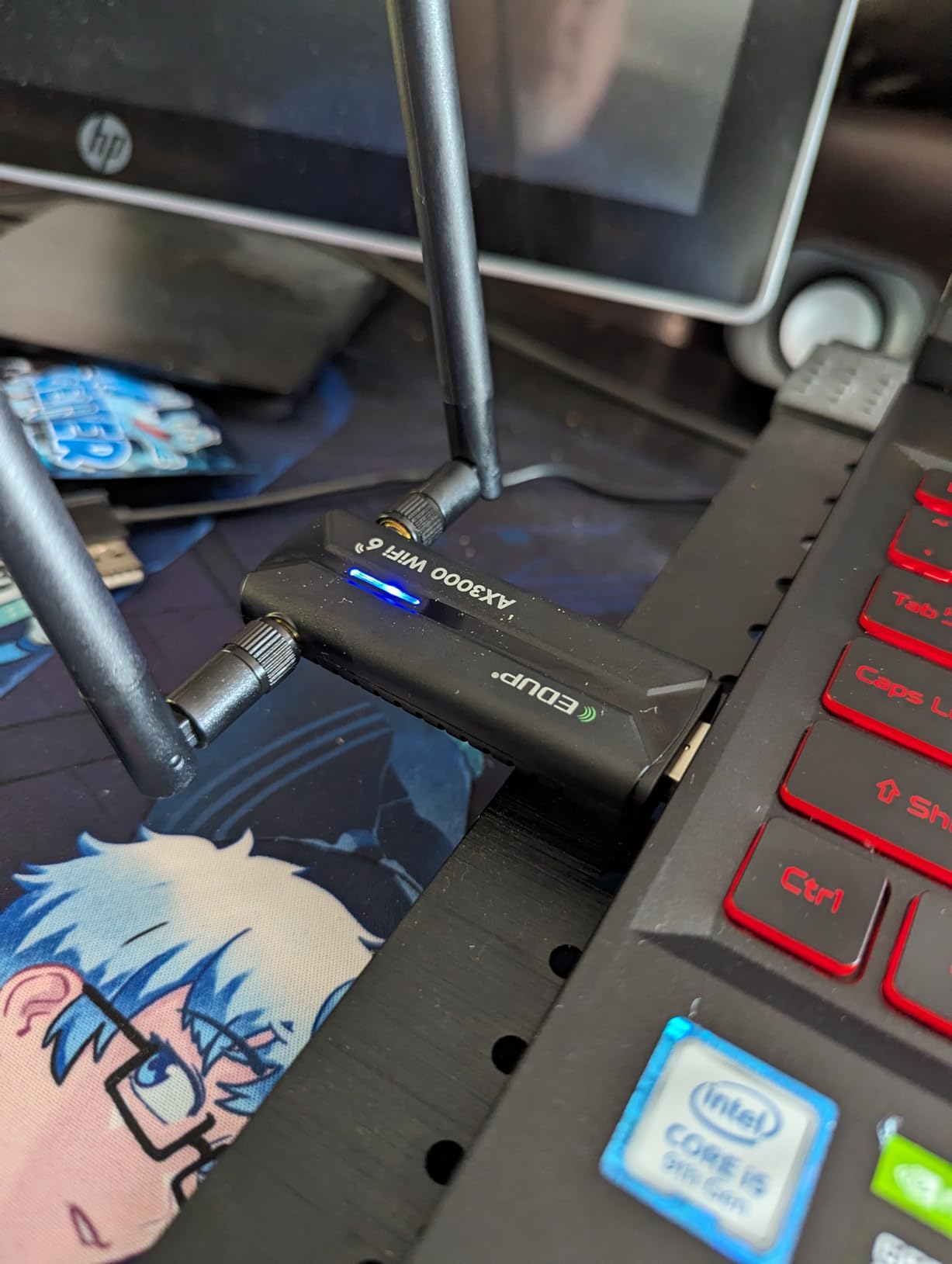 EDUP USB 3.0 WiFi 6E Adapter for PC, AX3000M, Mt7921au, 802.11ax | Tri-Band 6G/5G/2.4GHz, Wi-Fi Dongle Wireless Network Card, Support Windows 11/10 (Install Driver) & Linux (Free Driver) customer photo 1