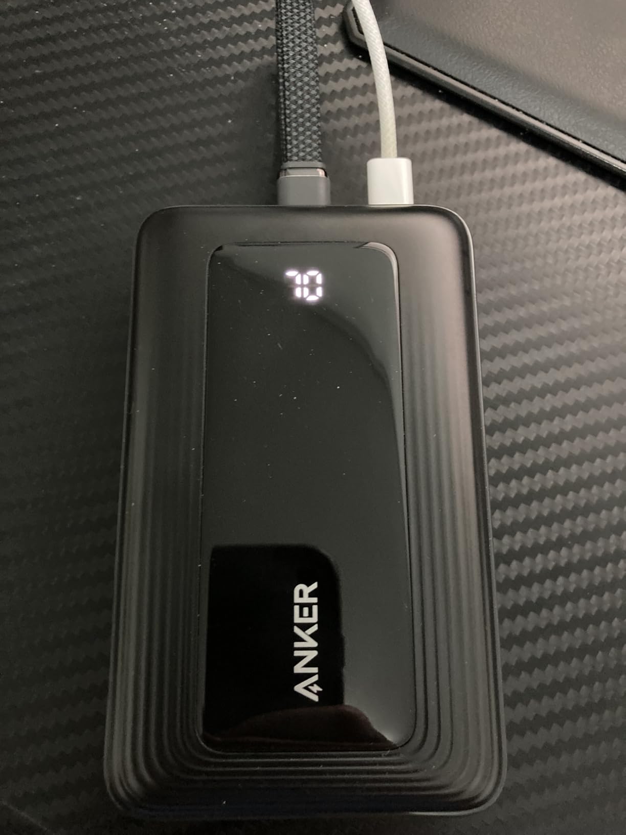 Anker Zolo Power Bank (2025 Upgraded Version), 20,000mAh 30W High-Speed Portable Charger with Built-in USB-C Cable, Battery Pack for iPhone 17/16 / 15 Series, Galaxy, and More customer photo 1