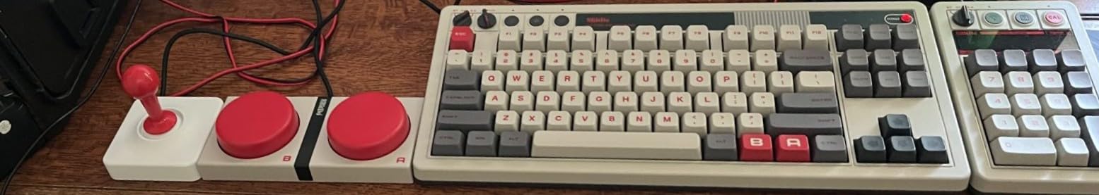 8BitDo Retro 18 Mechanical Numpad, Supports Calculator Mode, Bluetooth/2.4G/Wired Numpad for Windows and Android - N Edition customer photo 2