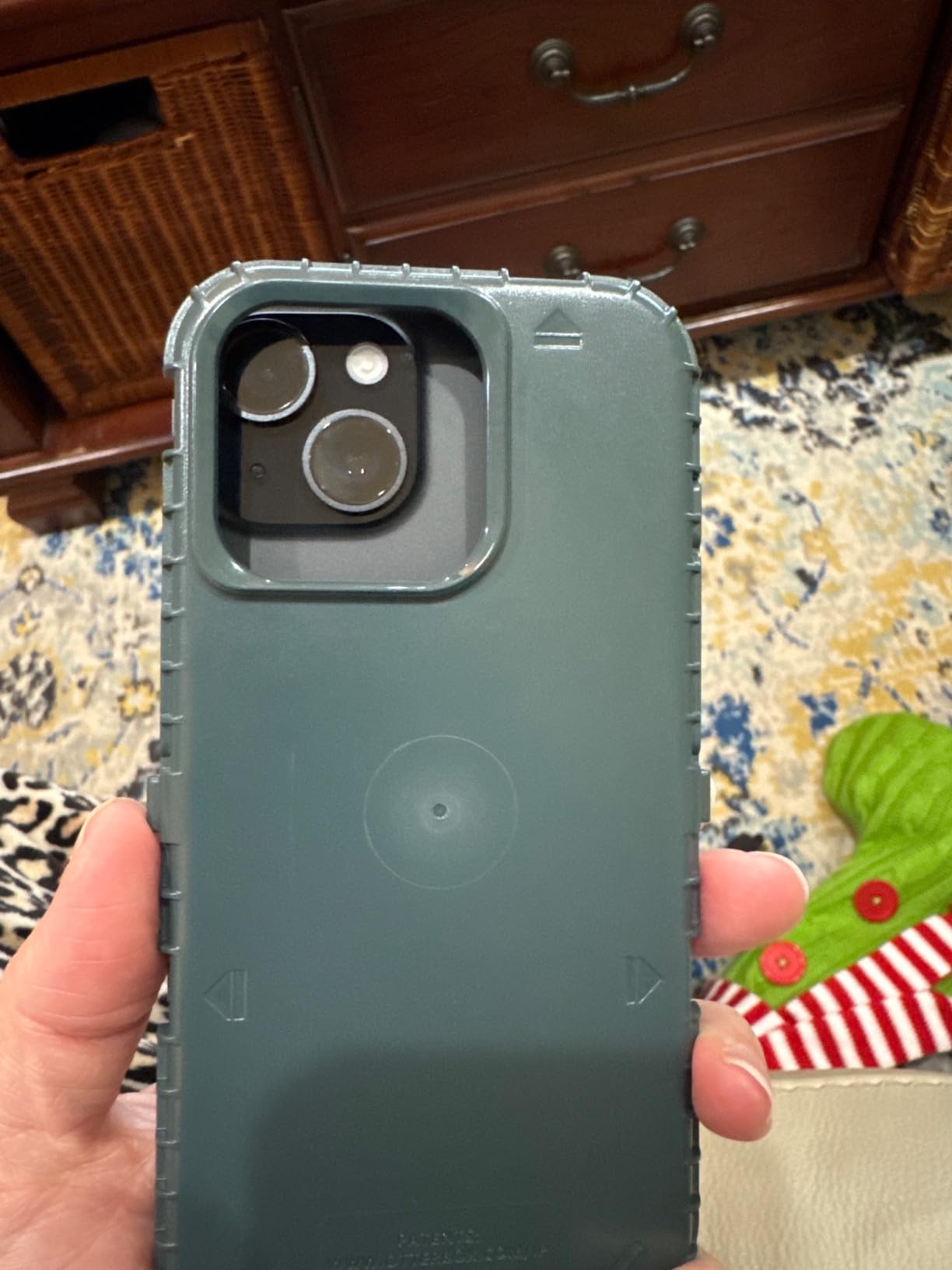 OtterBox iPhone 15, iPhone 14, & iPhone 13 (Only) Defender Series Case - Realtree Blaze Edge (Camo) - Rugged & Durable - with Port Protection - Holster Clip Includes - Microbial Defense Protection customer photo 2