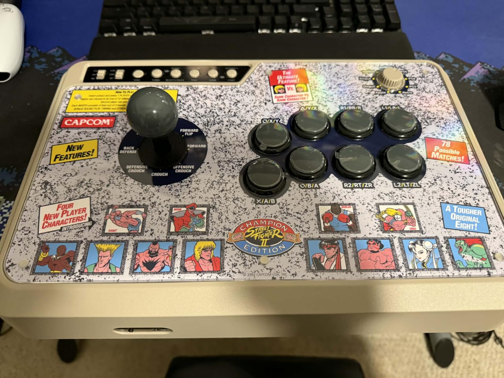 MAYFLASH Arcade Stick F700 Elite with Sanwa buttons and joystick for PS5, PS4, Switch/Switch 2, Windows, Apple, Android and more. Fighting Stick Support Wireless Bluetooth, 2.4G and Wired Connection customer photo 1
