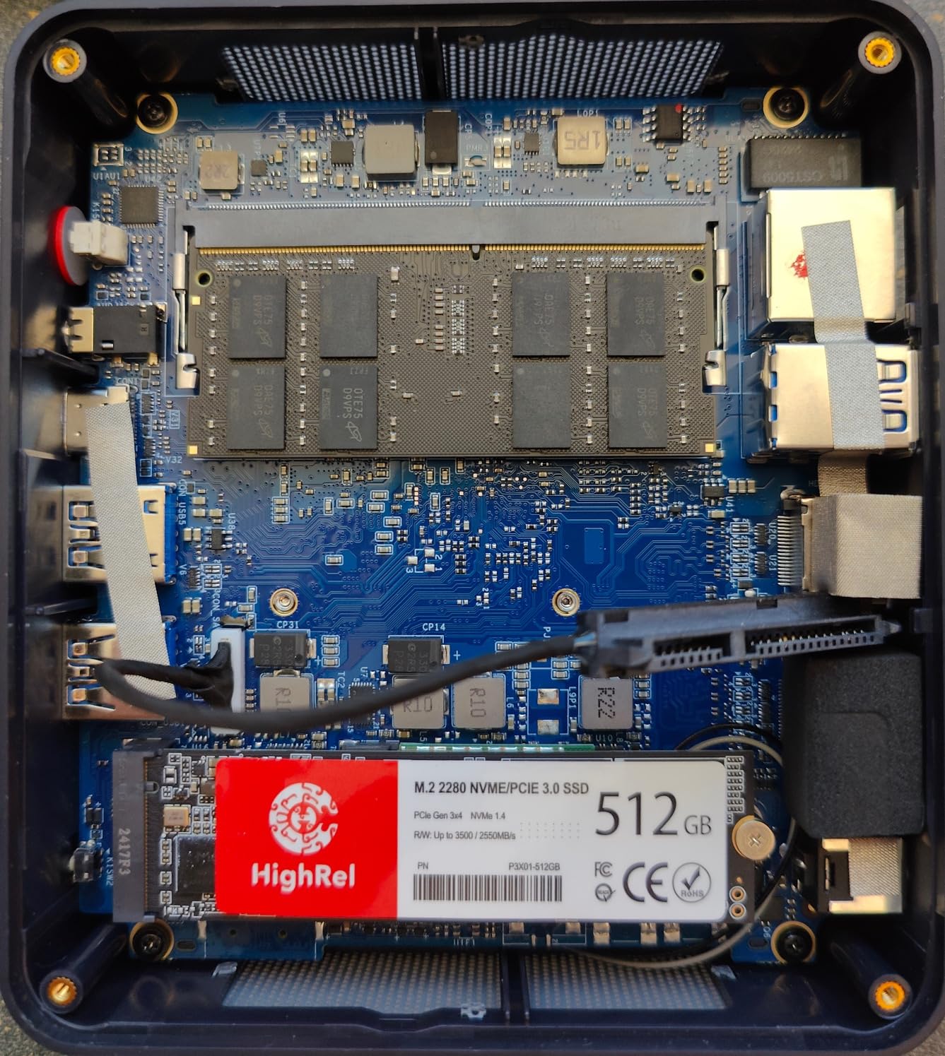 E3 Mini PC with Intel 12th Gen N95 Computer | 16GB RAM 512GB SSD, Win11 Pro Mini Desktop Computer for Home Office | Triple Display, 2.5G LAN, WiFi 5, BT 4.2 customer photo 1
