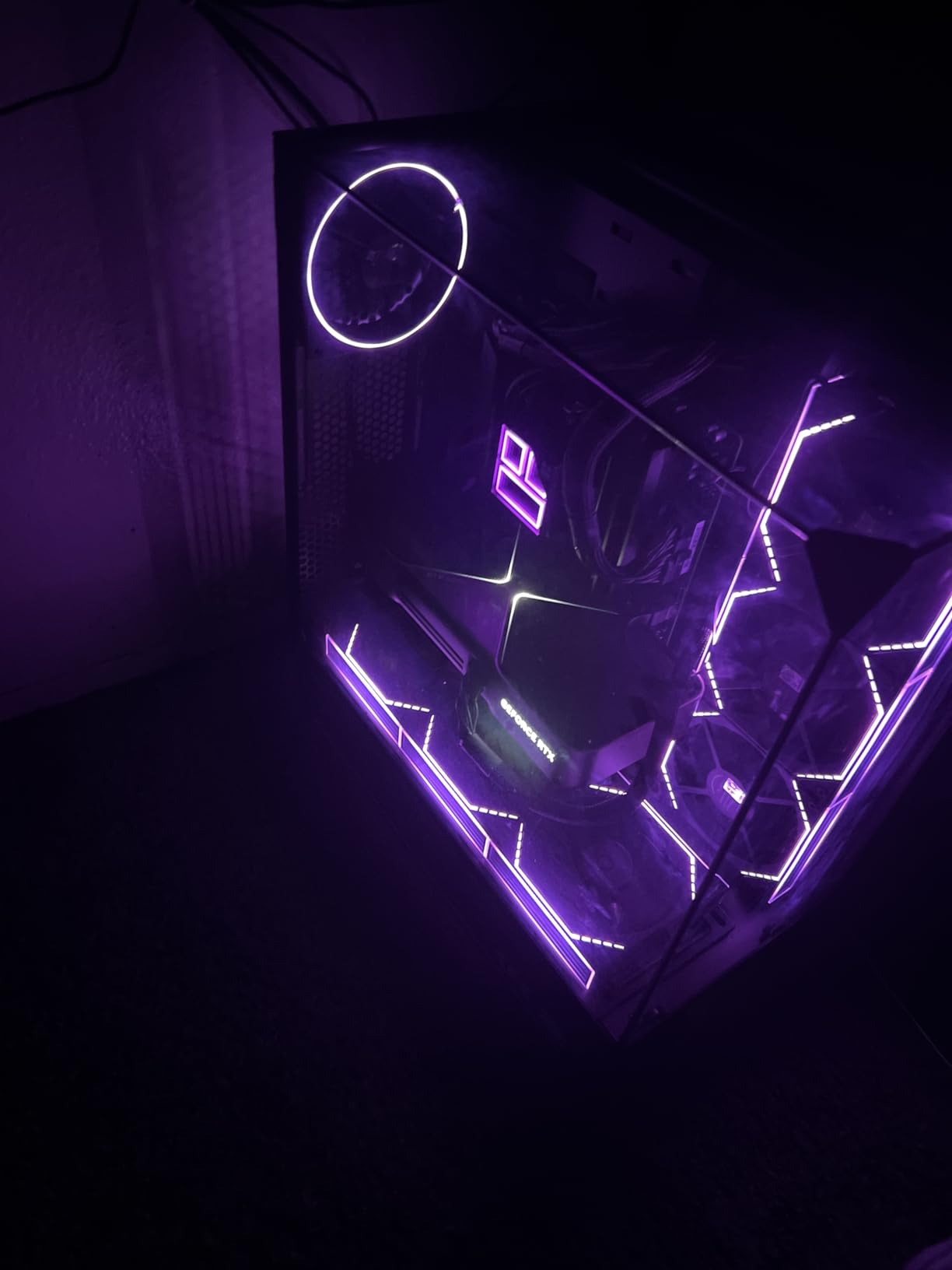 Lian Li O11 Vision Compact ATX Mid Tower Case-Back Connect-Black-O11VPX | Steel, Tempered Glass, Back Connect Support customer photo 1