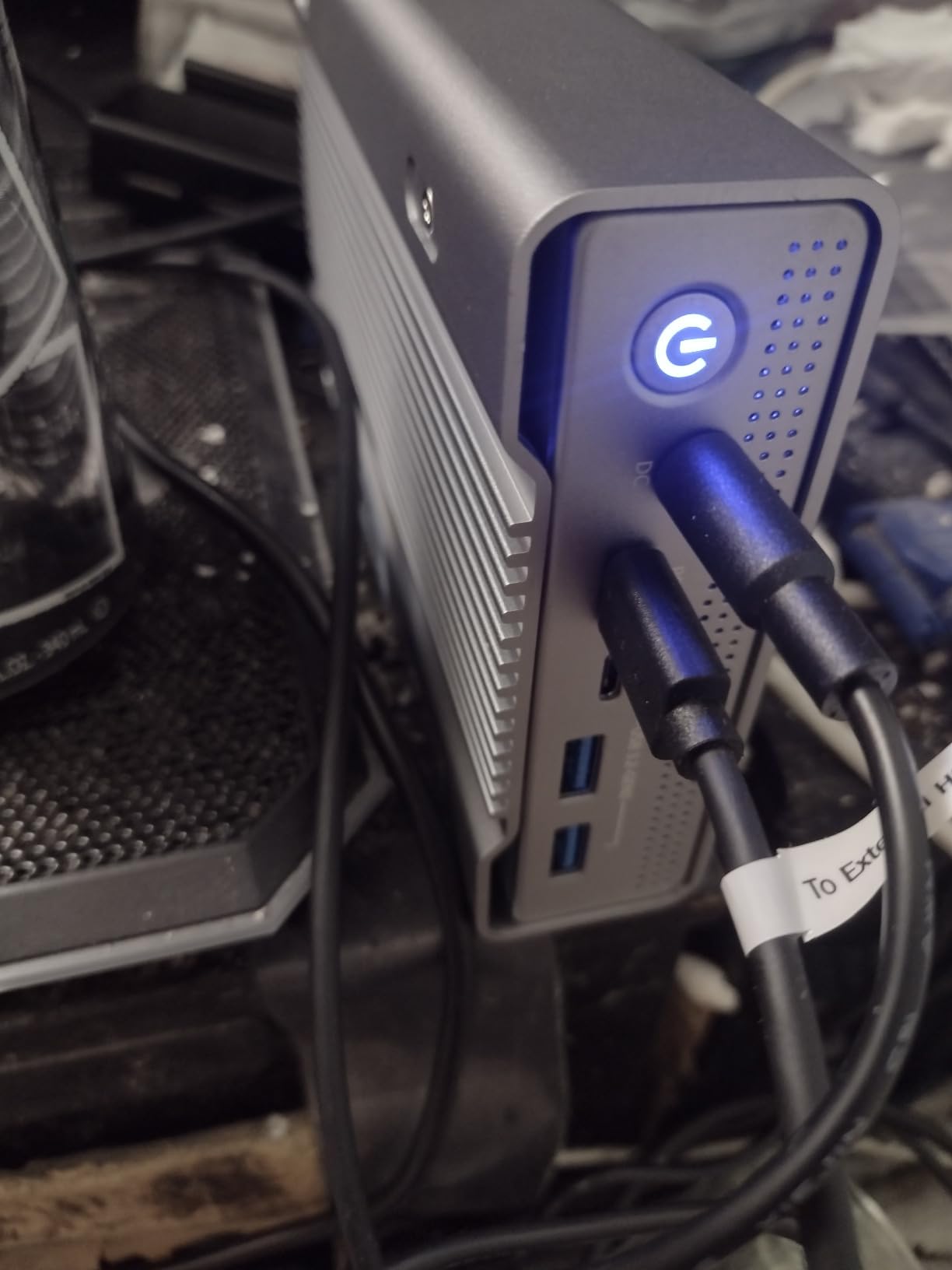 Avolusion PRO-G1 12TB USB 3.2 Gen 2 (10Gbps) USB-C External Hard Drive with USB 3.0 HUB for Windows or MacOS Desktop PC/Laptop customer photo 2