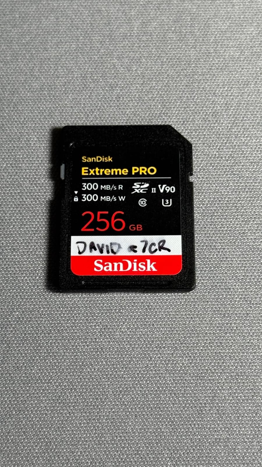 SANDISK 256GB Extreme PRO SDXC UHS-II Memory Card - Up to 300MB/s Read and Write speeds, V90, 8K, 4K UHD, SD Card - SDSDXDM-256G-GN4IN customer photo 1