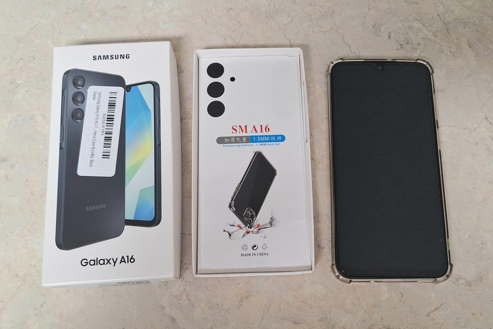 SAMSUNG Galaxy A16 4G LTE (128GB + 4GB) International Model SM-A165/DS - Factory Unlocked (NOT FOR SPECTRUM/CRICKET/XFINITY/VISIBLE) - Light Green + CASE customer photo 1