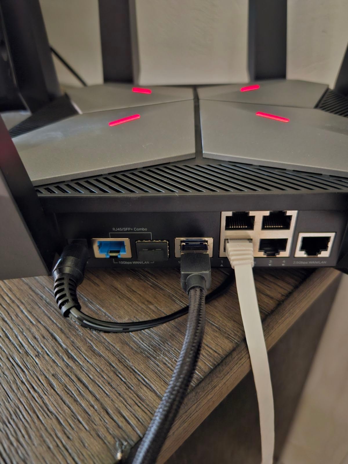 TP-Link Tri-Band AXE5400 Wi-Fi 6E Gaming Router 6-Stream, Archer GXE75 | 5.4 Gbps, 1x2.5G + 4x1G Ports, USB 3.0, Exclusive Acceleration, Gaming Port & Panel, RGB Lighting, EasyMesh, HomeShield customer photo 1