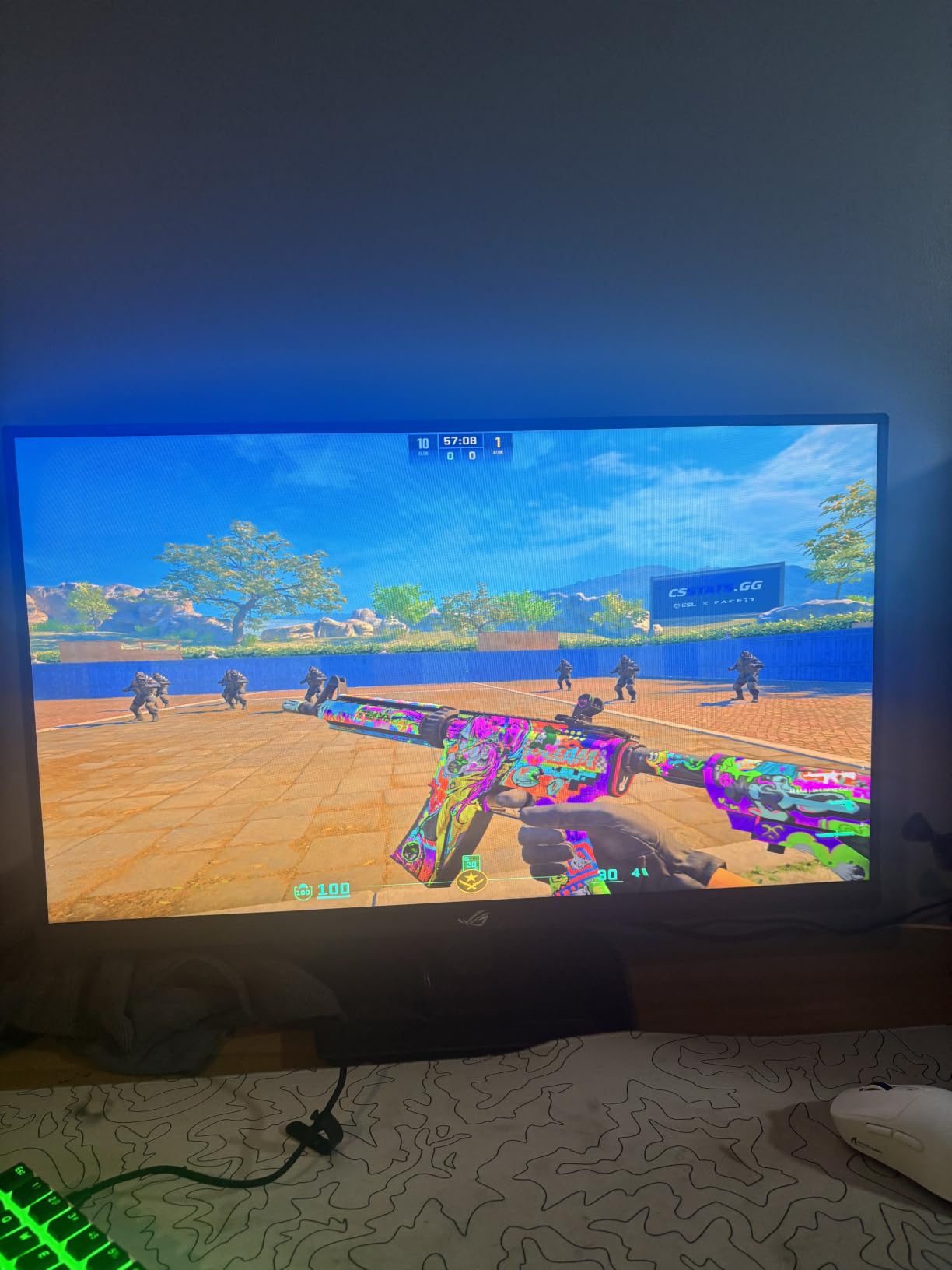 ASUS ROG XG279CNS 27 Inch 1080p 380Hz USB-C Gaming Monitor | ELMB Sync, Tripod Socket, IPS, DisplayHDR 400, DisplayWidget Center, 0.3ms customer photo 2