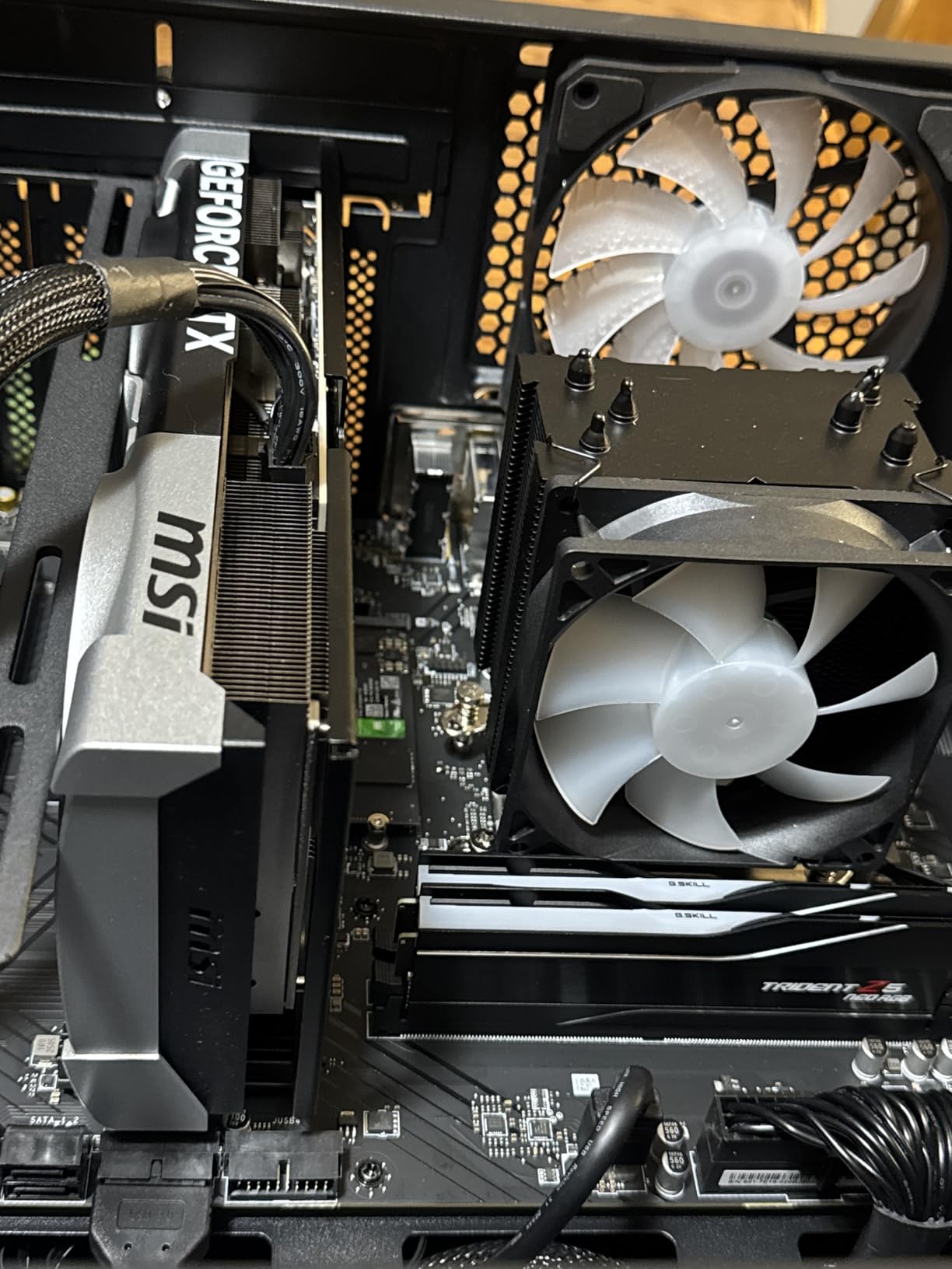 G.SKILL Trident Z5 Neo RGB Series DDR5 RAM (AMD EXPO & Intel XMP 3.0) 64GB (2x32GB) Up to 6000MT/s CL36-36-36-96 1.35V Desktop Computer Memory U-DIMM - Matte Black (F5-6000J3636F32GX2-TZ5NR) customer photo 2