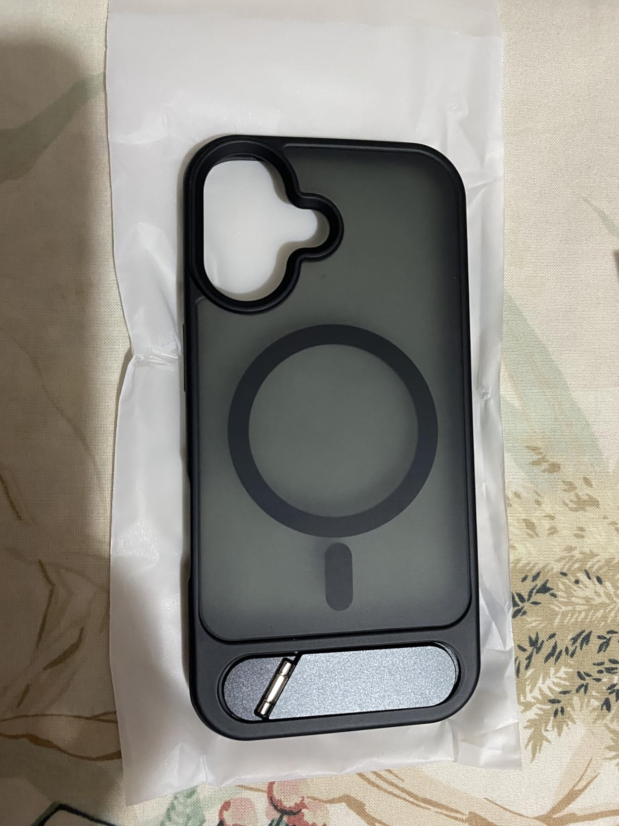Compatible with iPhone 14 Case/iPhone 13 Case,[Built-in Invisible Kickstand][Compatible with MagSafe][Military Grade Shockproof] Slim Translucent Matte Phone Case for iPhone 14/13 6.1
