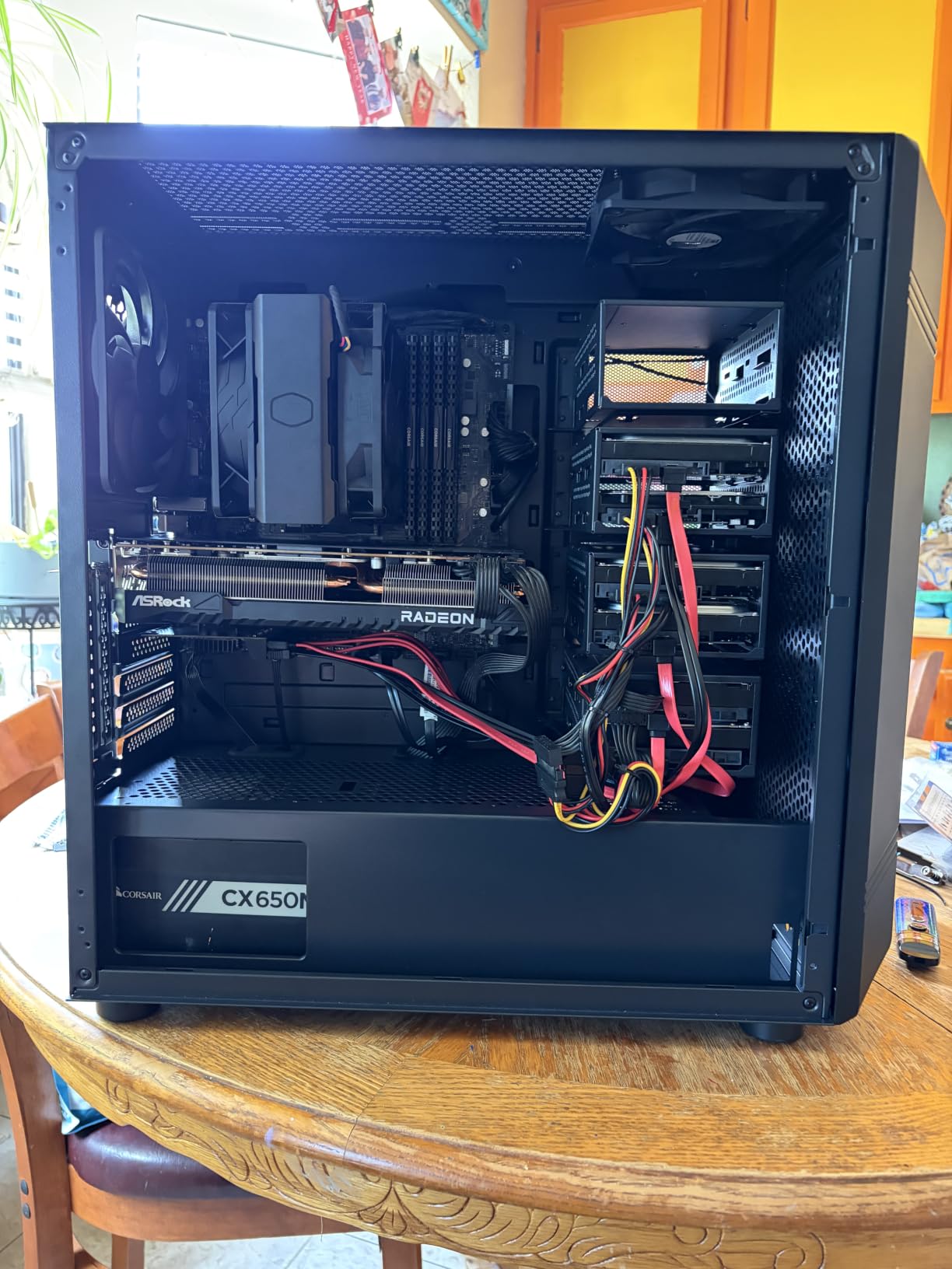 Rosewill Helium NAS | ATX Mid Tower Computer Case | Mesh Panel | 4 x 140mm PWM Fans | Supports up to 13 Hard Drives | USB 3.1 Type C | Ideal for DIY NAS, Media Servers, or Small Business Applications customer photo 2