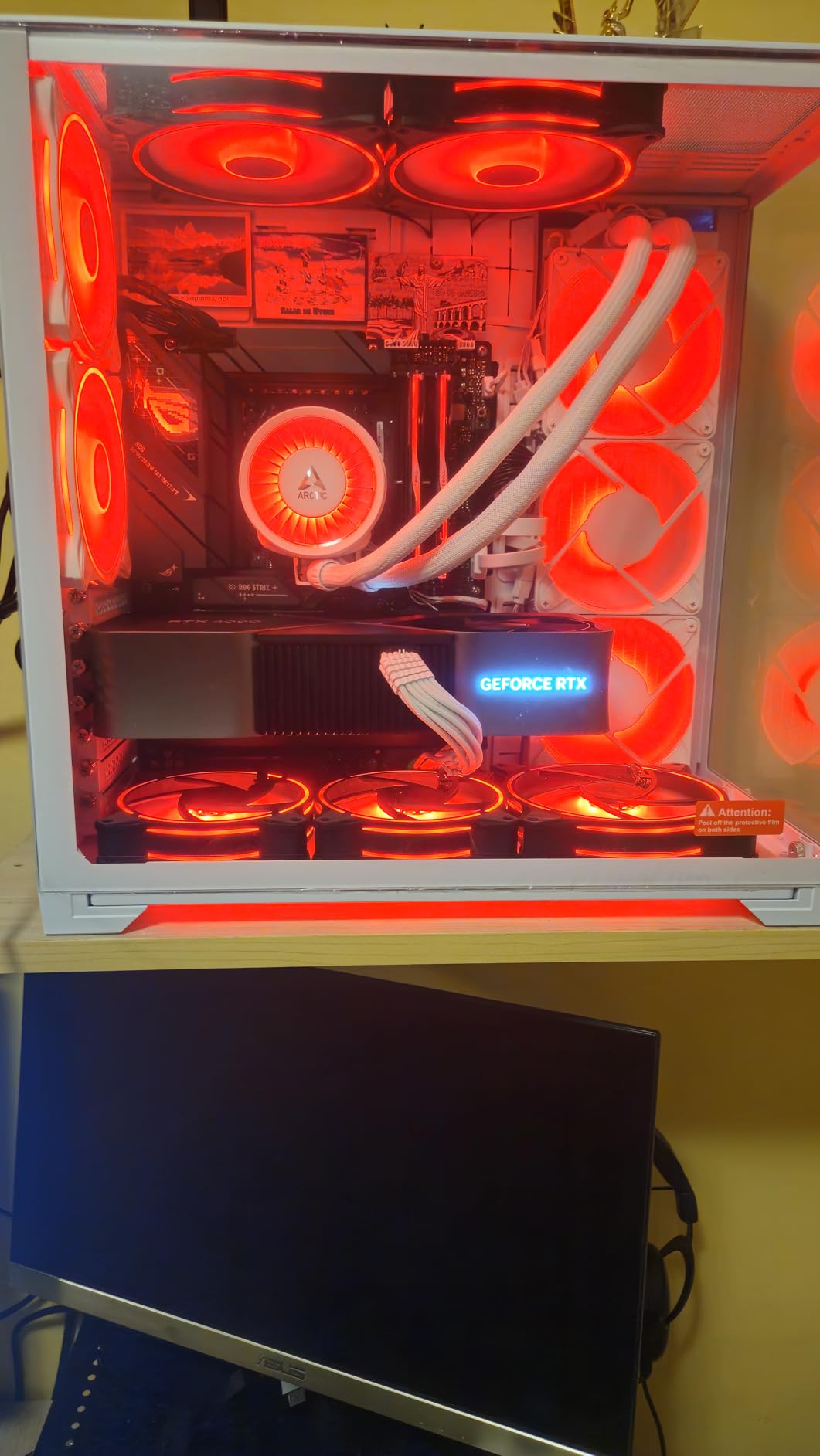 ASUS ROG Strix B850-F Gaming WiFi AMD AM5 B850-F ATX Motherboard 16+2+2 Power Stages, AI PC, DDR5 AEMP, WiFi 7, 4X M.2, PCIe 5.0, Total Support of 19 USB, 20Gbps Type-C, AI Networking II, Aura Sync customer photo 1