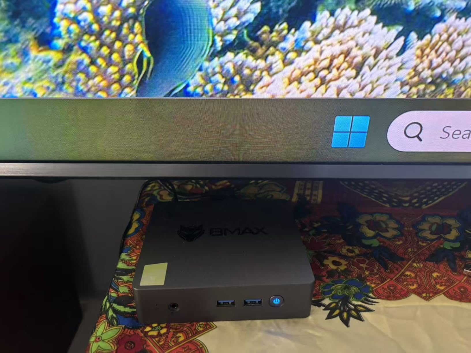 Bmax Mini PC Computer, Intel N4500 Processor(Turbo 2.8GHz) 8GB RAM 256GB M.2 SSD Mini Desktop Computer with VESA Mount for Office Home Business HTPC Proxmox, Dual 4K Display, WiFi 5, Win11 Pro B3 Pro customer photo 1