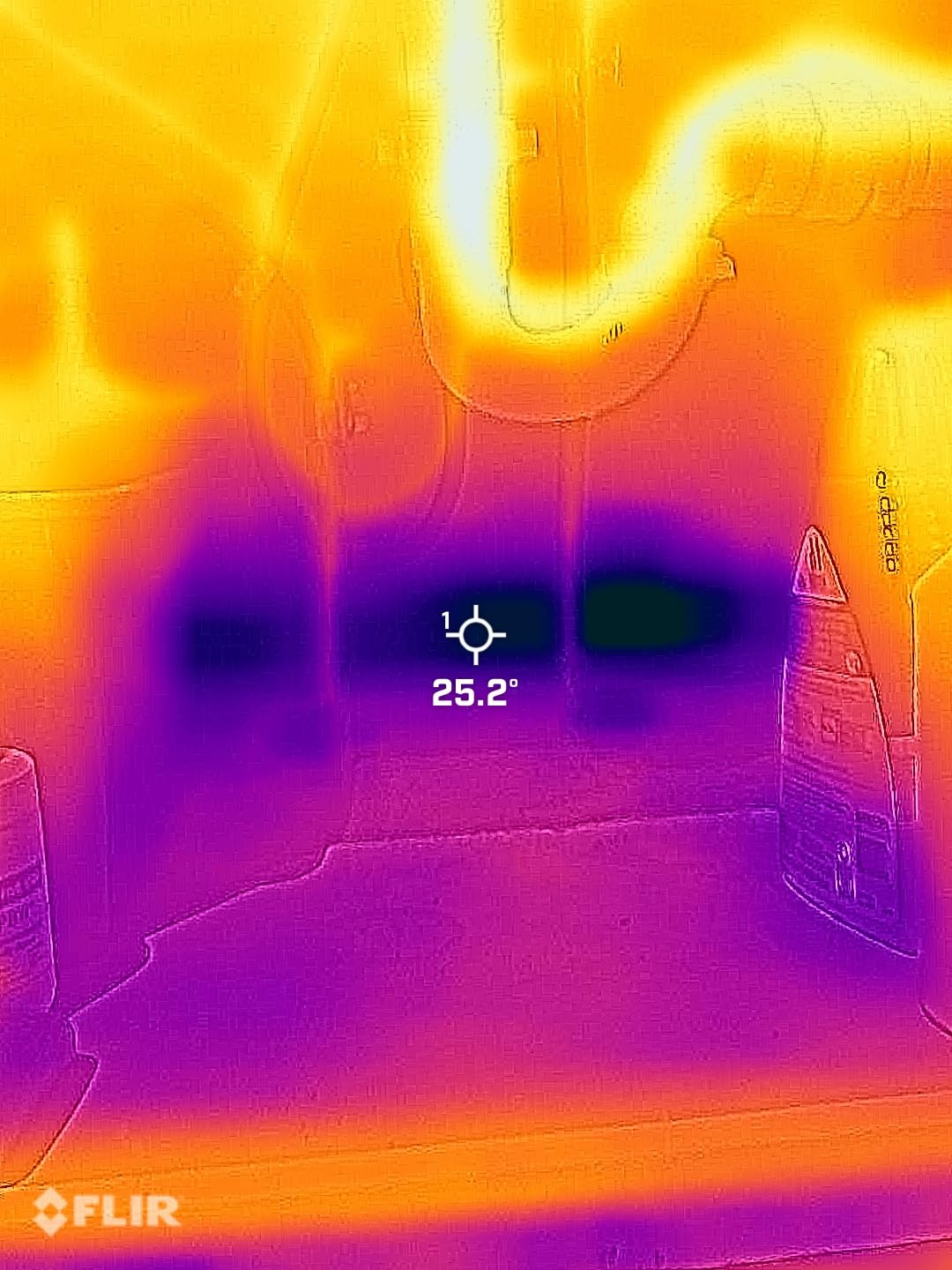 FLIR ONE - Thermal Imaging Camera for iOS Smartphones (iPhone 15 and Newer w/USB-C), 240x180 Super Resolution (80x60 Native IR) | MSX, inspection guides, 1.5m drop, case, USB cable customer photo 1