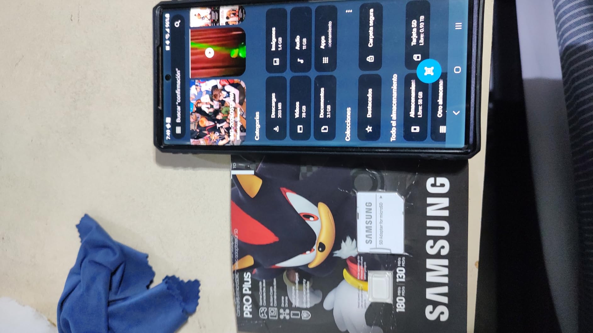 Samsung PRO Plus Sonic The Hedgehog 512GB microSDXC+Adapter, Up to 180MB/s | Full HD & 4K UHD, UHS-I, C10, U3, V30, A2 microSD for Nintendo Switch, Steam Deck, GoPRO, DJI Drone, Tablets (MB-MD512SA/LC1) customer photo 1