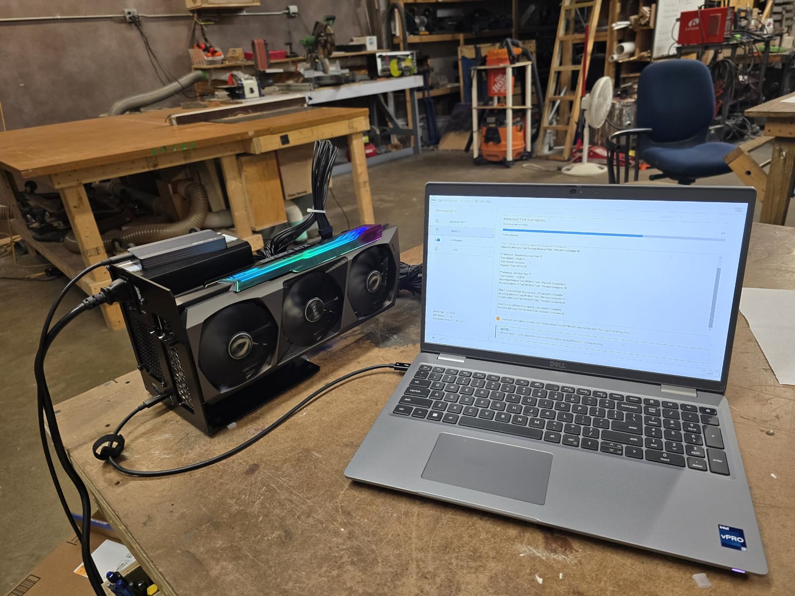 External eGPU Dock Compatible with Thunderbolt 3/4 USB4, 85W PD | eGPU Dock for Mini PCs, Laptops and Gaming Handhelds | Compatible with NVIDIA/AMD PCIe, ATX Power Supply | Windows 10/11 customer photo 1