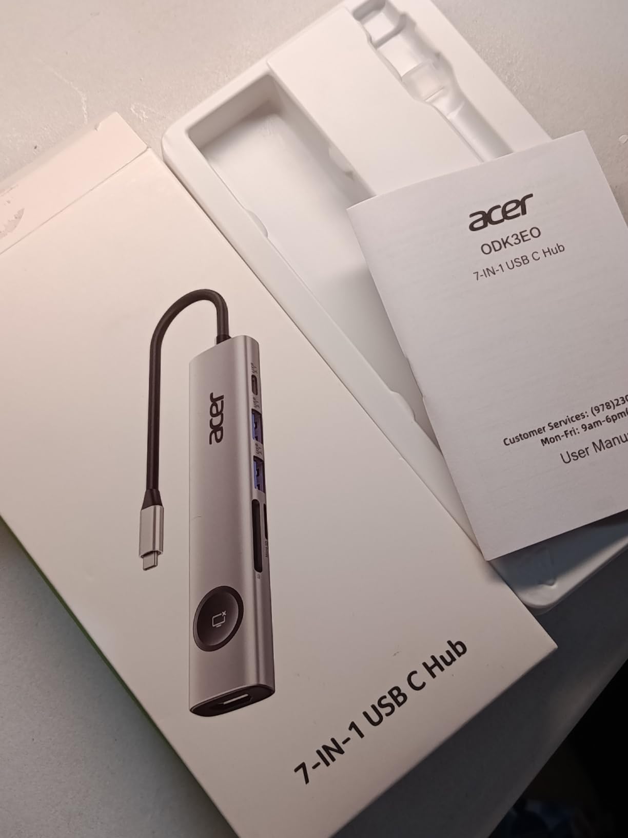Acer USB-C Docking Station Dual Monitor, 9-in-1 Laptop Dock with 2 HDMI | Laptop Docking Station with 4K@60Hz HDMI, USB A&C 3.0, SD/Micro SD, 100W PD Compatible with Acer/Dell XPS/HP/Mac (0.65FT) customer photo 2