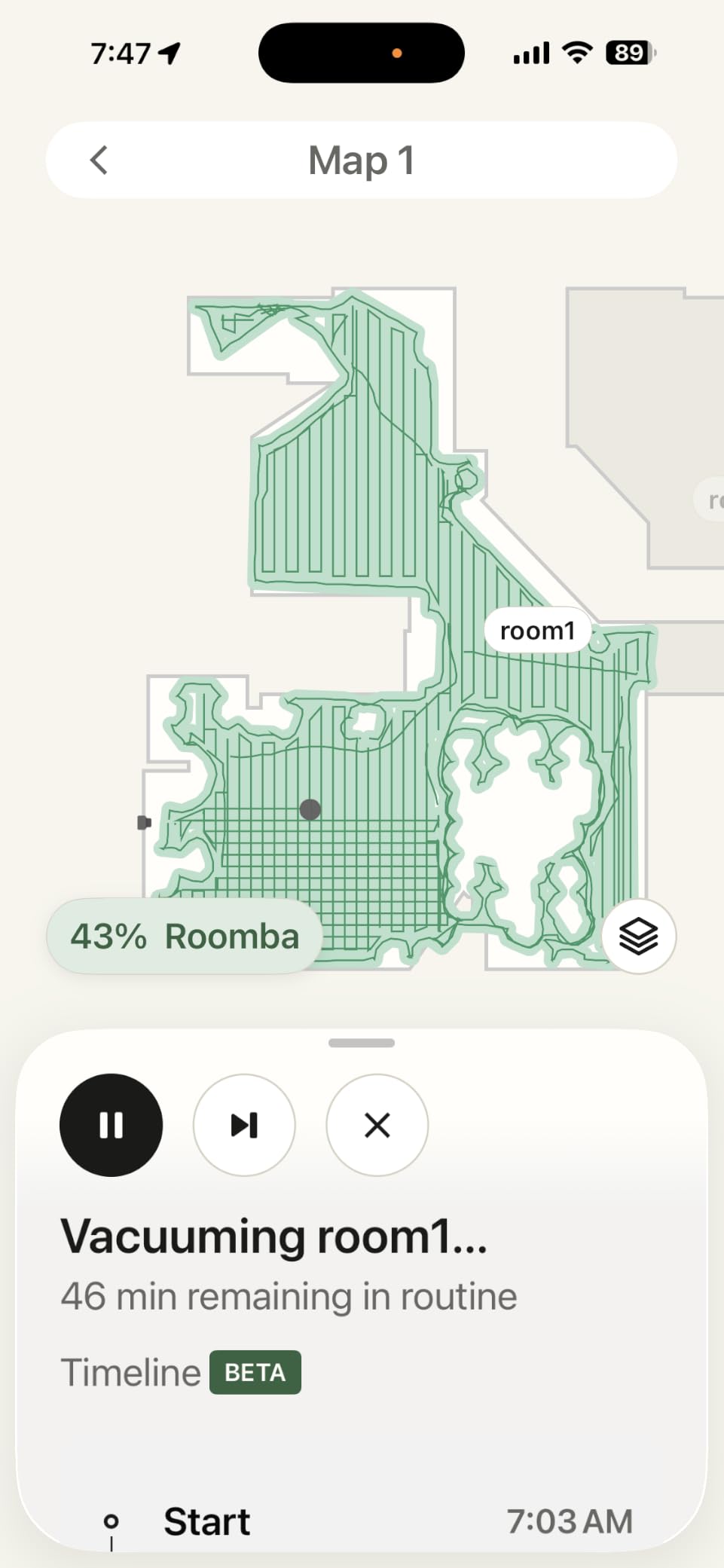 iRobot Roomba 105 Combo Robot Vacuum & Mop - Easy to use, Intense Power-Lifting Suction, LiDAR Navigation, Multiple Cleaning Modes, Avoids Mopping Carpets, Self-Charging | 70x Suction, Clearview Lidar Mapping, Vac and Mop Modes, Carpet-Detect Avoids Rugs customer photo 1
