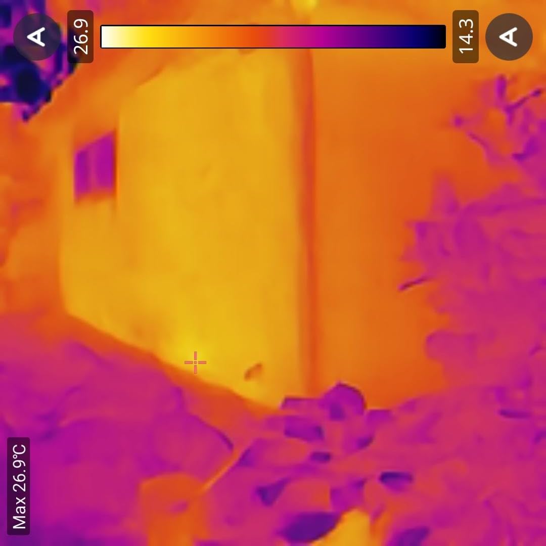 GOYOJO Thermal Imaging Camera for Android/iPhone 15/16/17 iOS Series 192x192 IR Resolution - Water Leak Detection HVAC Electrical Plumbing, Automotive Repair, Home Inspection, DIY-USB-C Infrared Imager customer photo 2
