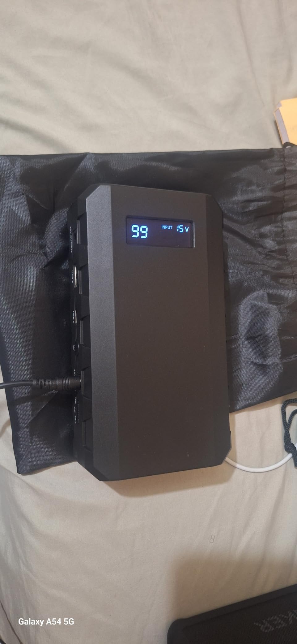 Apowking Portable Power Bank with AC Outlet, 65W Portable Laptop Charger | 88.8Wh Portable Power Station Battery Bank, 24000mAh Solar Generator Fast Charging for Outdoor Camping Travel Home Backup customer photo 1