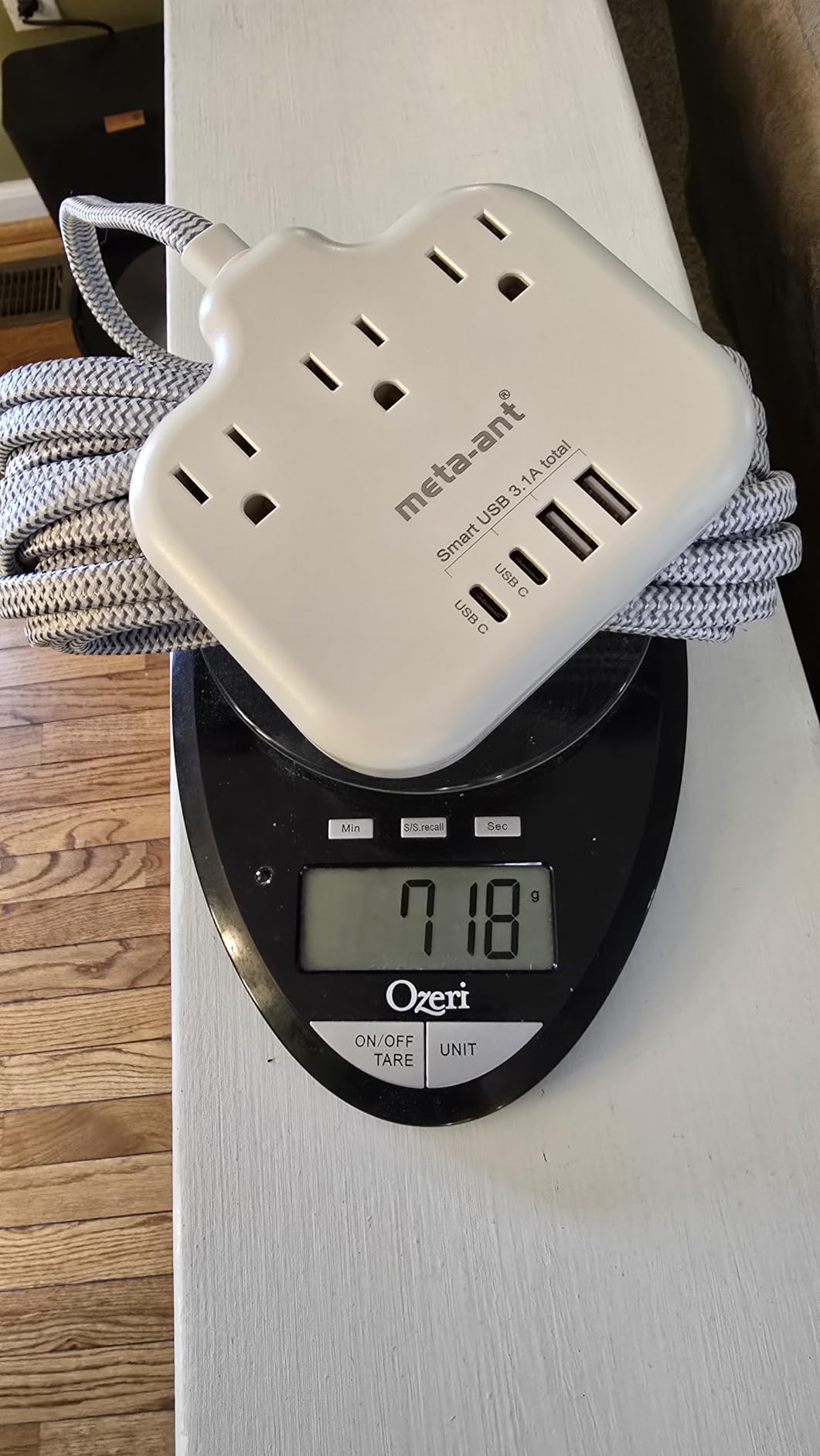 10FT Cruise Approved Power Strip with USB C - Black Flat Plug Extension Cord with 3 Outlets & 4 USB Ports (2 USB-C), No Surge Protector for Cruise, Kitchen, Bathroom, Travel customer photo 1