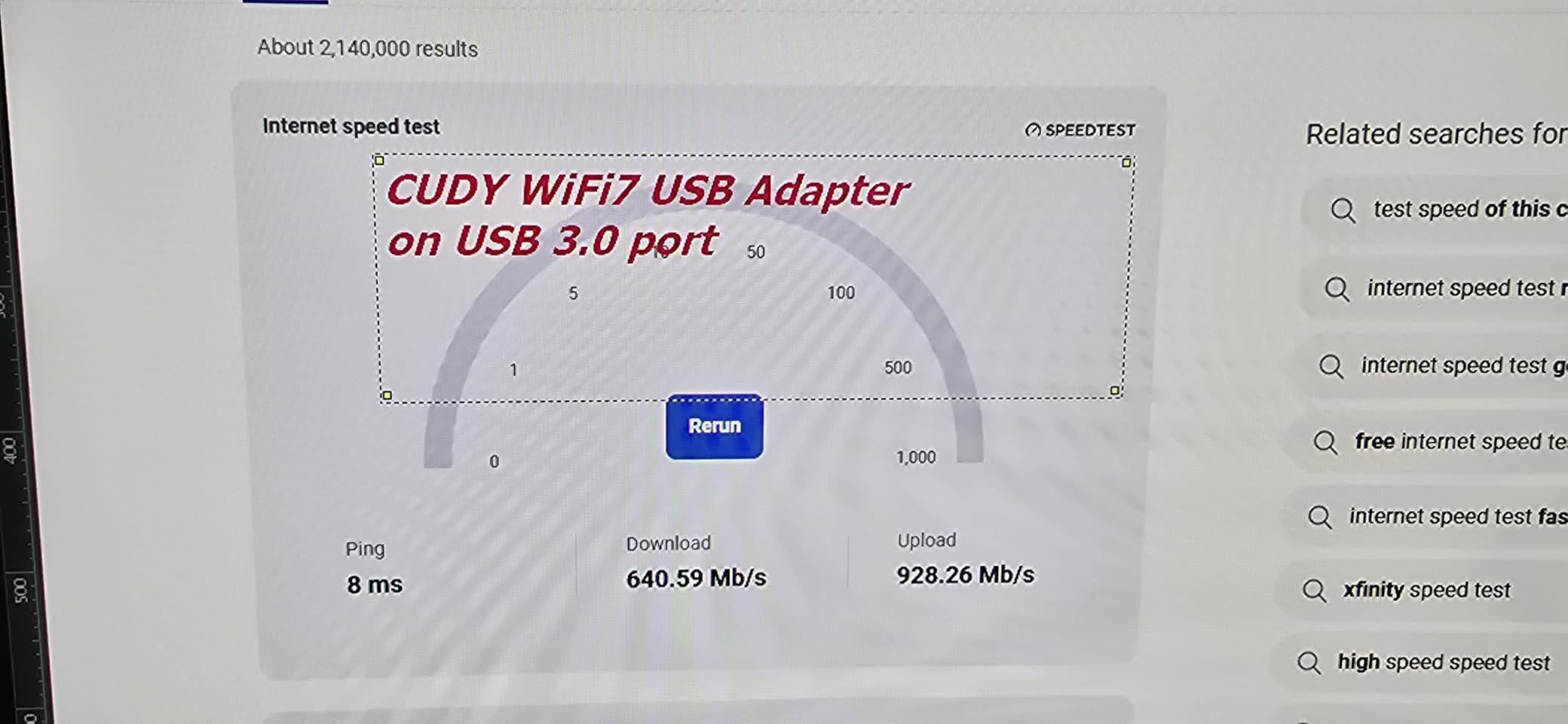 Cudy Wi-Fi 7 High-Gain USB Adapter BE6500 MU-MIMO WPA3, WU6500 | WiFi 7, 688+2882+5765 Mbps, long-range Antenna, universal-serial-bus 3.0, OFDMA, MU-MIMO, WPA3, Win/macOS/Linux customer photo 2