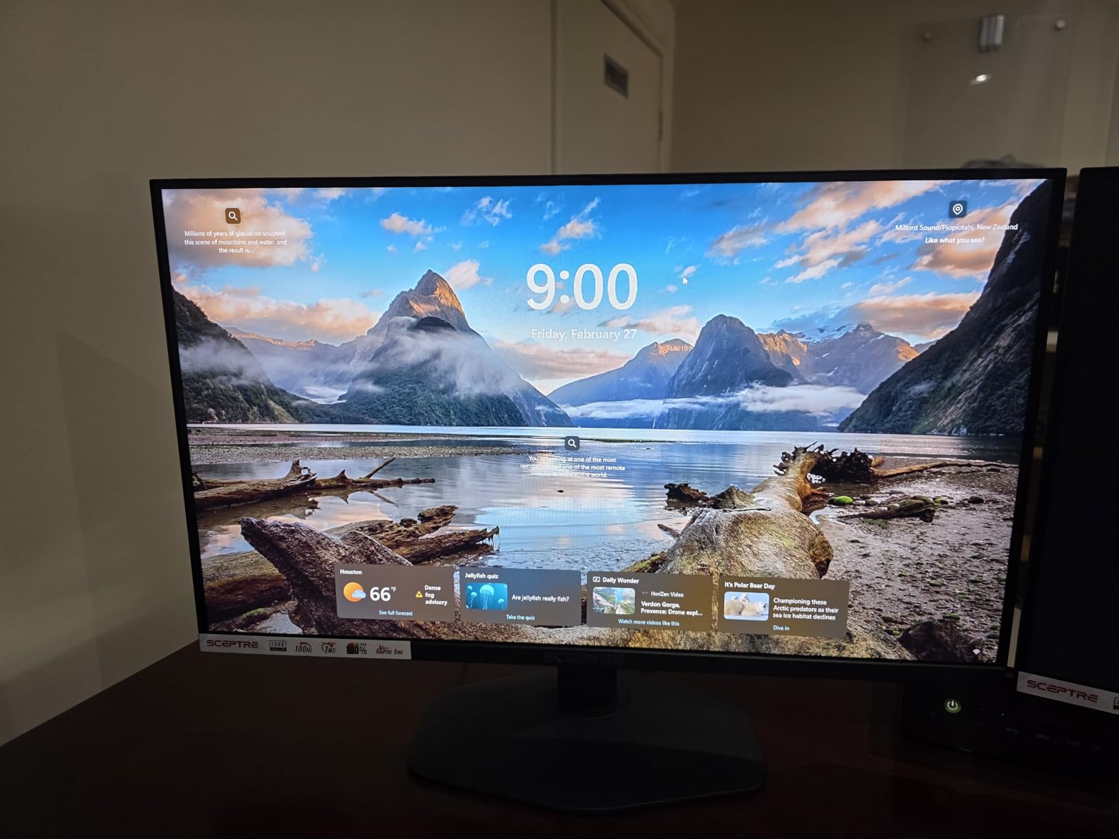Sceptre Prime Curved 30-inch Gaming Monitor 200+Hz FreeSync Build-in Speakers 2560 x 1080p HDMI DP Machine Black 2026 (C305B-200UN Series) customer photo 1