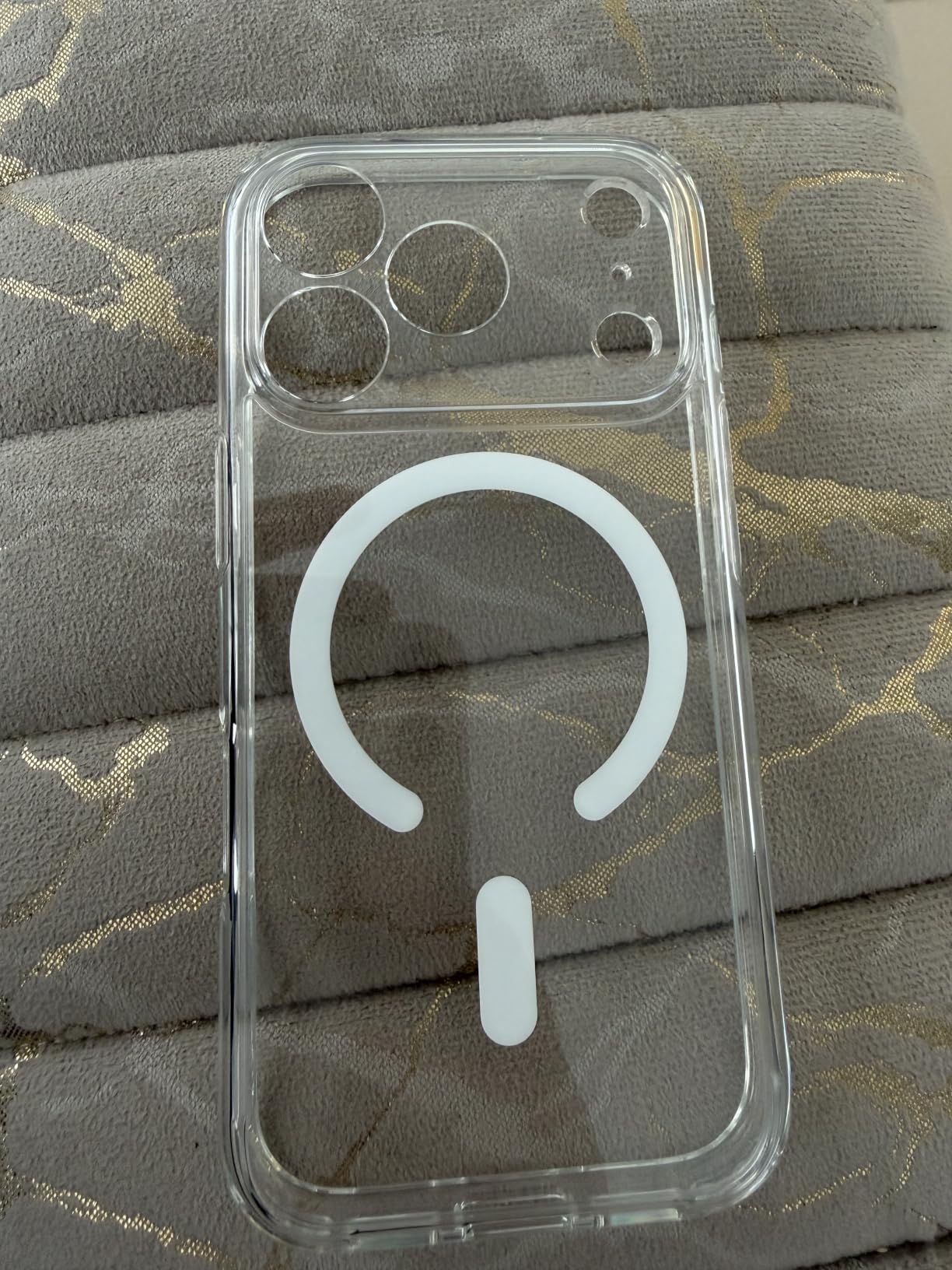 Spigen for iPhone 17 Case, Ultra Hybrid MagFit [TPU Covered Camera Control] [Anti-Yellowing] [Compatible with Magsafe] - Clear customer photo 2