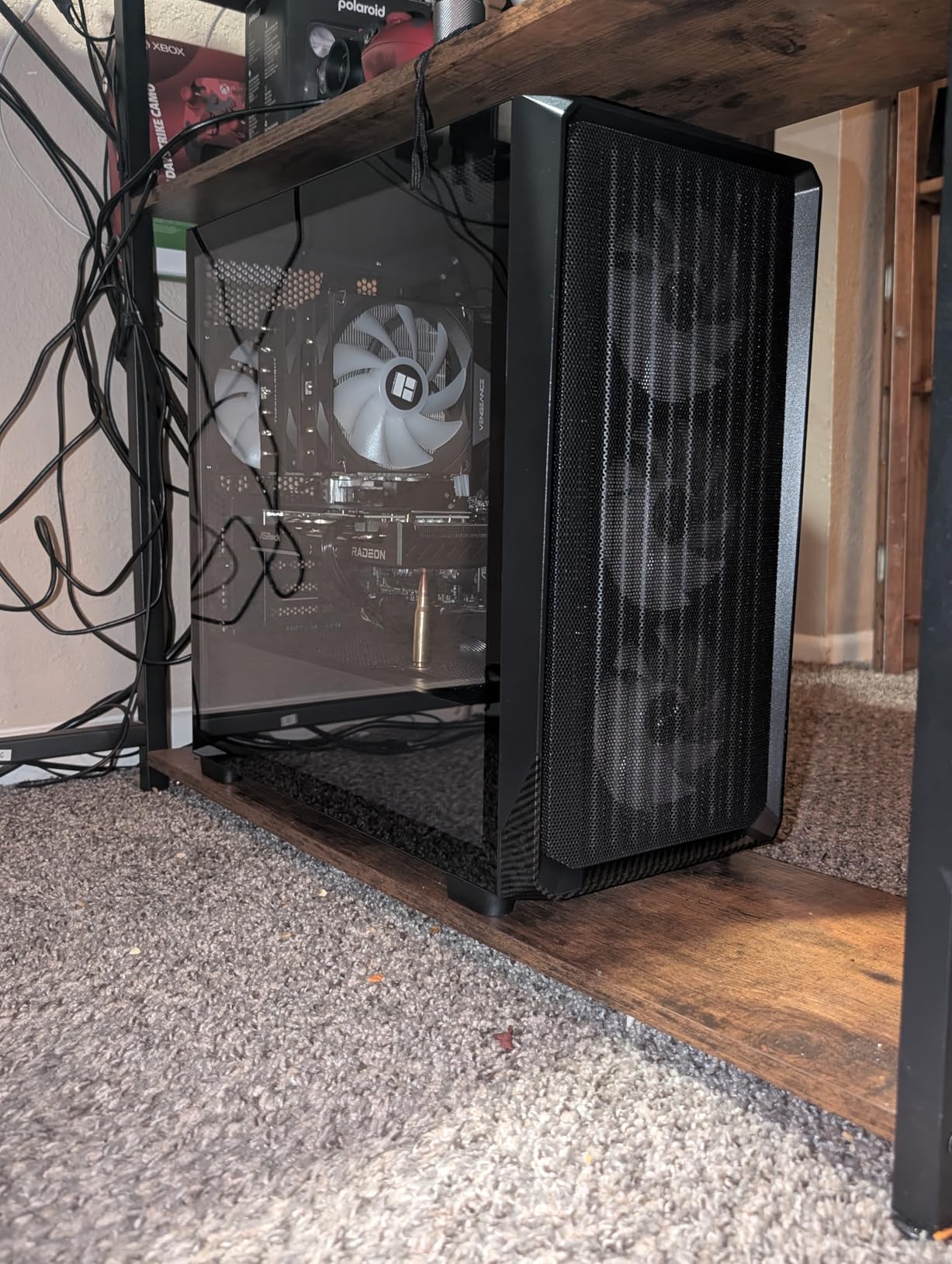 MONTECH X5M High Airflow Micro-ATX Mid-Tower PC Case, 4 ARGB Fans, Black | 405mm GPU Support, 360mm Radiator Support, Mesh Panel, Tempered Glass, USB-C, Up to 9 Fans, Dust Filters customer photo 1