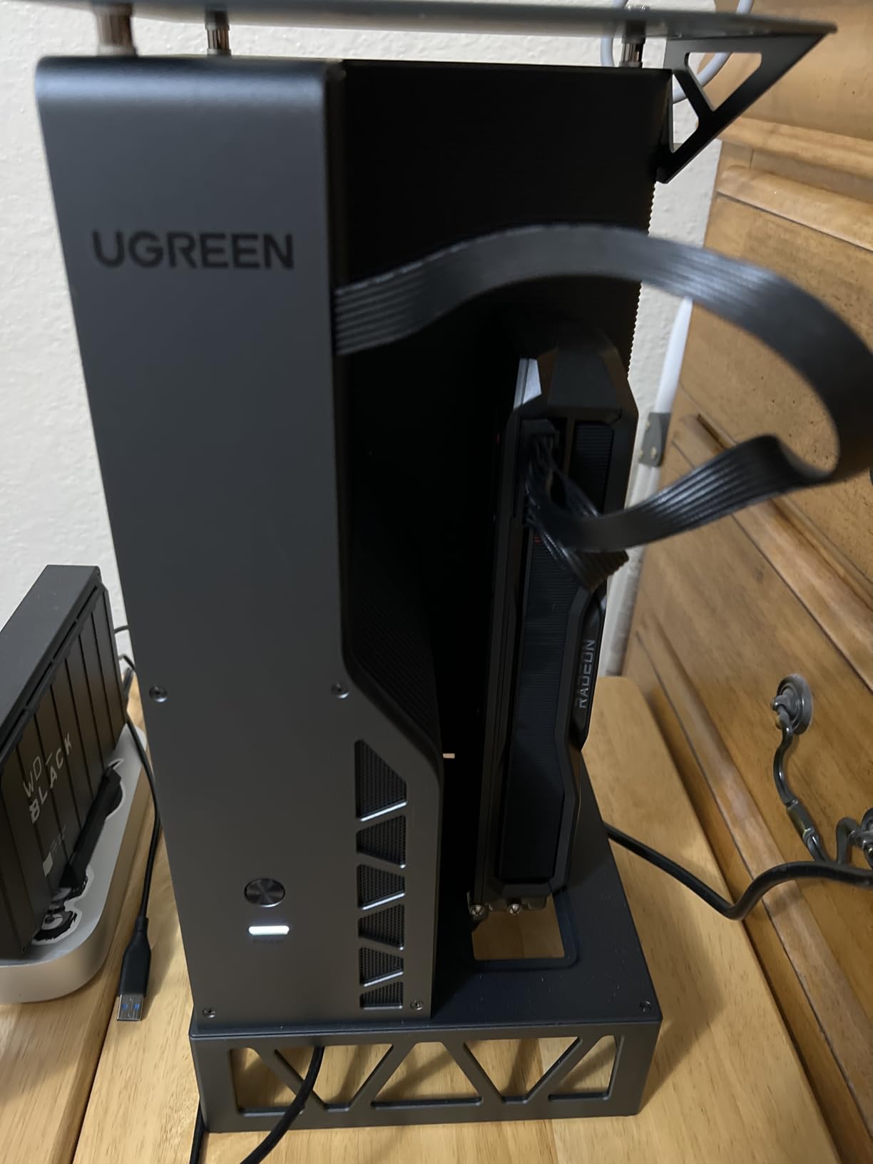 UGREEN External Graphics Dock 850W Power Supply, 80 Plus Gold Certified | ATX 3.1 PSU, OCuLink&USB4 | 64Gbps/40Gbps, Compatible with GPUs like NVIDIA/AMD/Intel for Laptops/Handhelds/Mini PCs customer photo 1