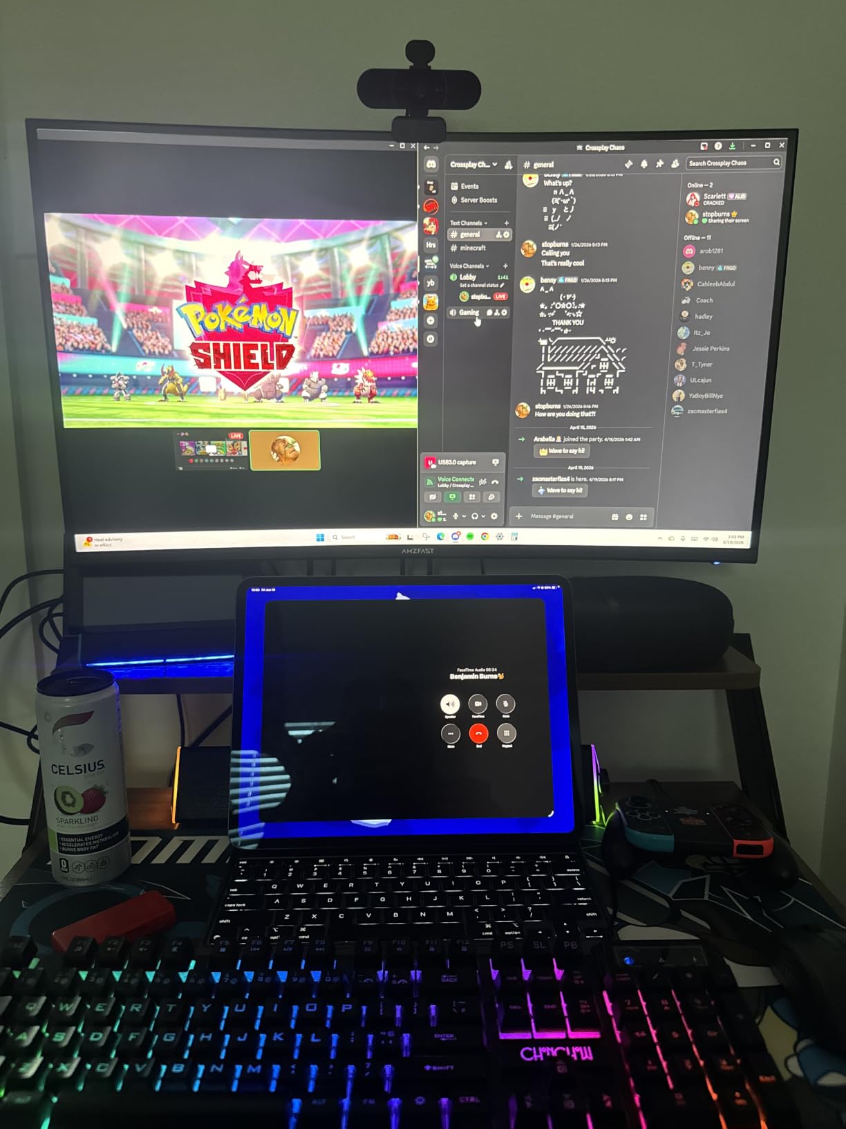Amzfast 49 Inch Curved Monitor 120Hz DQHD (5120x1440) Ultrawide Gaming Monitor, 120% sRGB, 1500R, 1ms MPRT, HDR, Adaptive Sync, PIP/PBP, Height Adjustable, HDMI 2.0/DP 1.4, VESA 75x75, AMZG49C7U customer photo 2