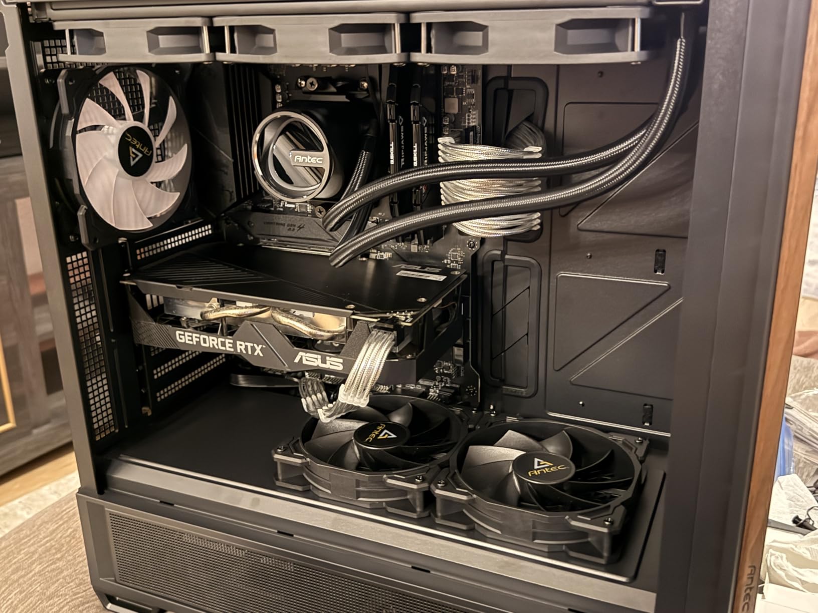 Antec Skeleton 360 ARGB AIO Liquid CPU Cooler, 360mm, White | High-Performance Pump, Skeleton-Frame ARGB Pump Design, PWM ARGB Fans, Copper Base, Intel LGA 1851/1700 & AMD AM5 Compatible customer photo 2