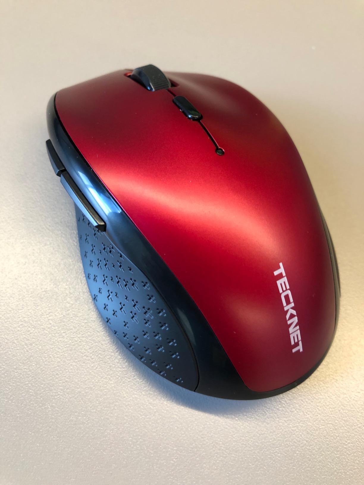 TECKNET Wireless Trackball Mouse, Bluetooth Mouse with Ergonomic, Black | 3-Device Connectivity (Bluetooth & 2.4G), 5 Adjustable DPI, RGB Lighting, PC, Mac & Laptop Compatible customer photo 2