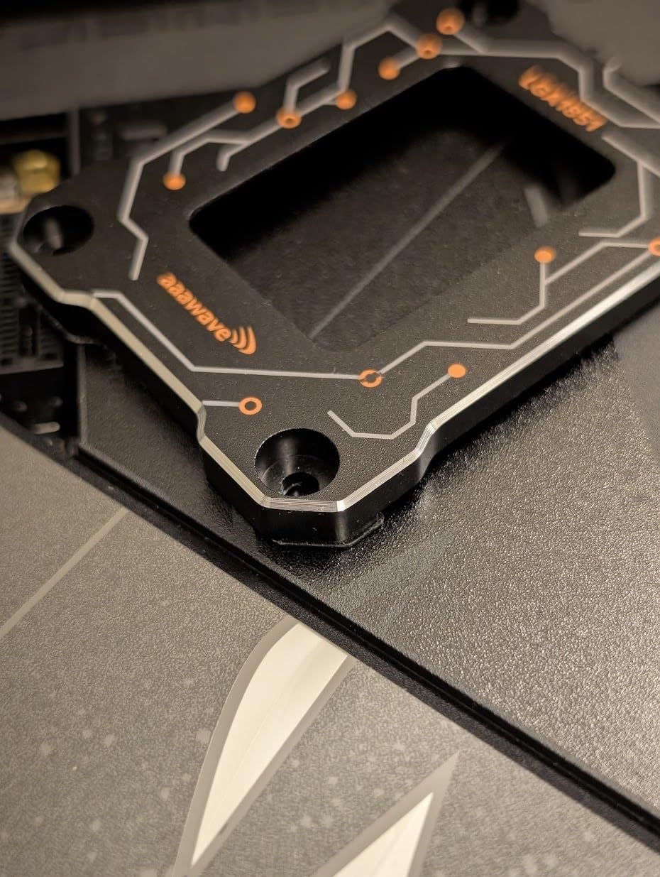 AAAwave LGA1851 CPU Bracket Contact Frame Anti-Bending Guard - Black customer photo 1