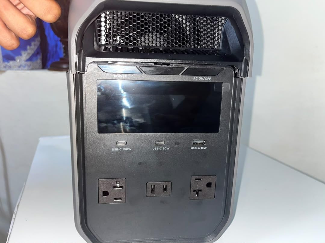 EF ECOFLOW Solar Generator Delta 3 Classic with 220W Solar Panel, 1024Wh | 1800W AC (3600W Surge)/100W USB-C Output, LiFePO4 Battery Portable Power Station, 10ms UPS, 1 Hr Fast Charge for Home, Camping customer photo 2